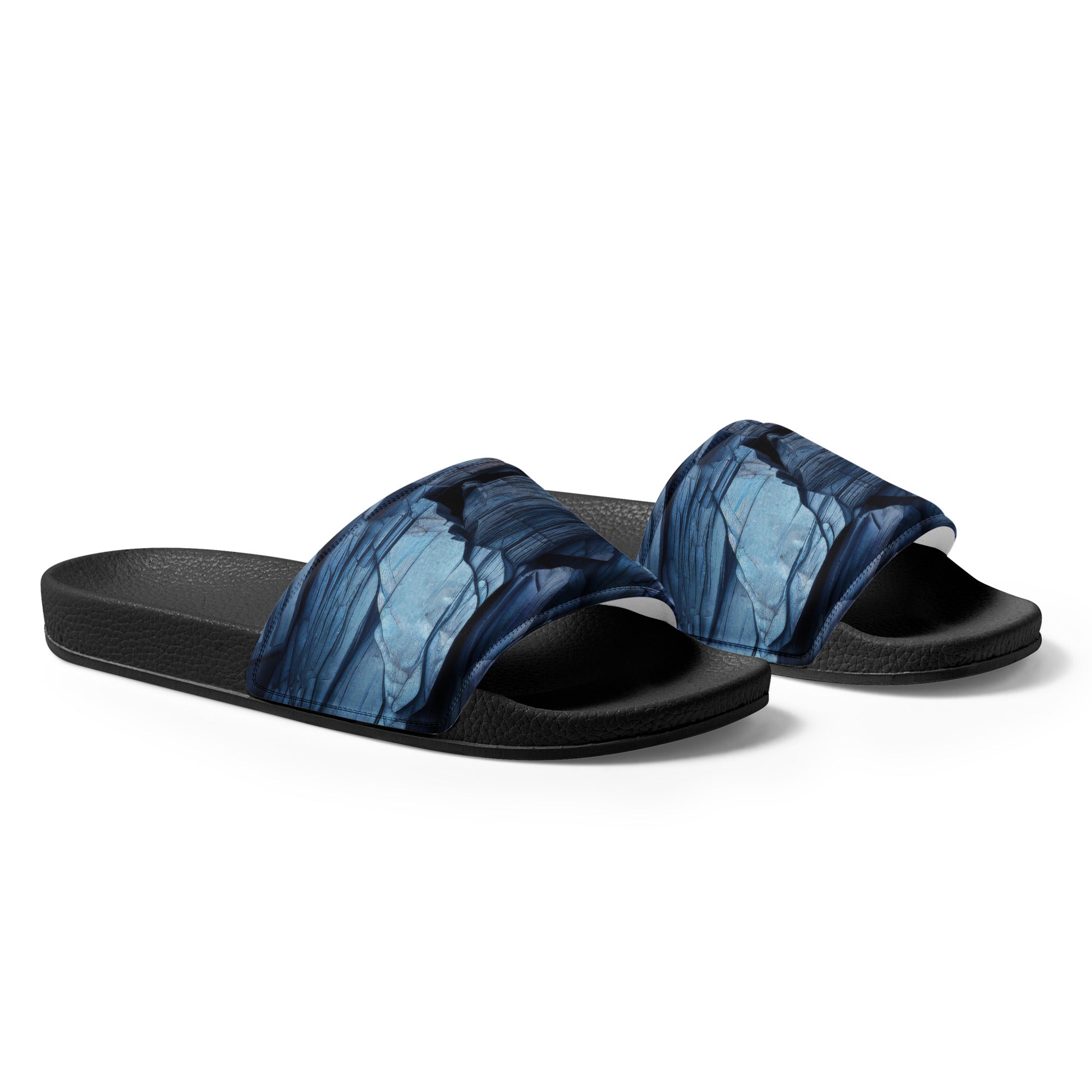 Kyanite Rock Men's Slides by Visual Verse - Image 4