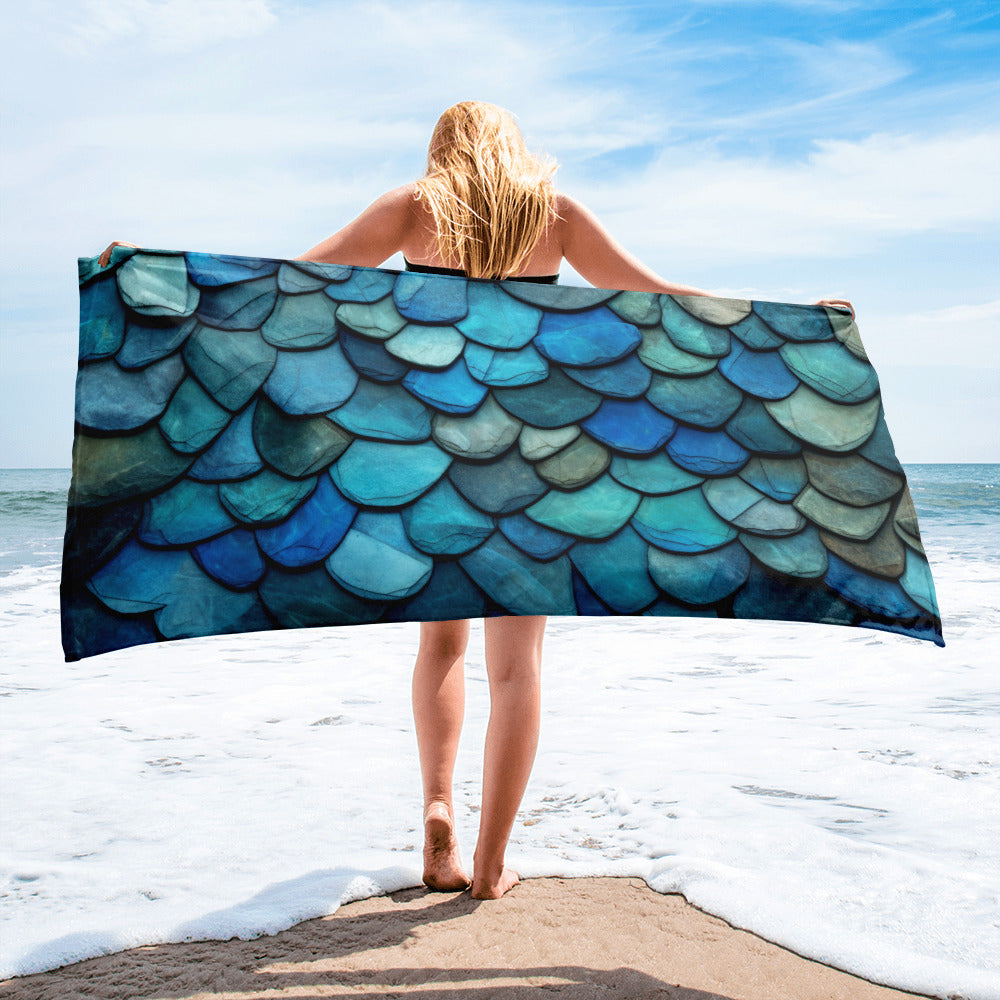 Labradorite Beach Towel by Visual Verse - Image 2