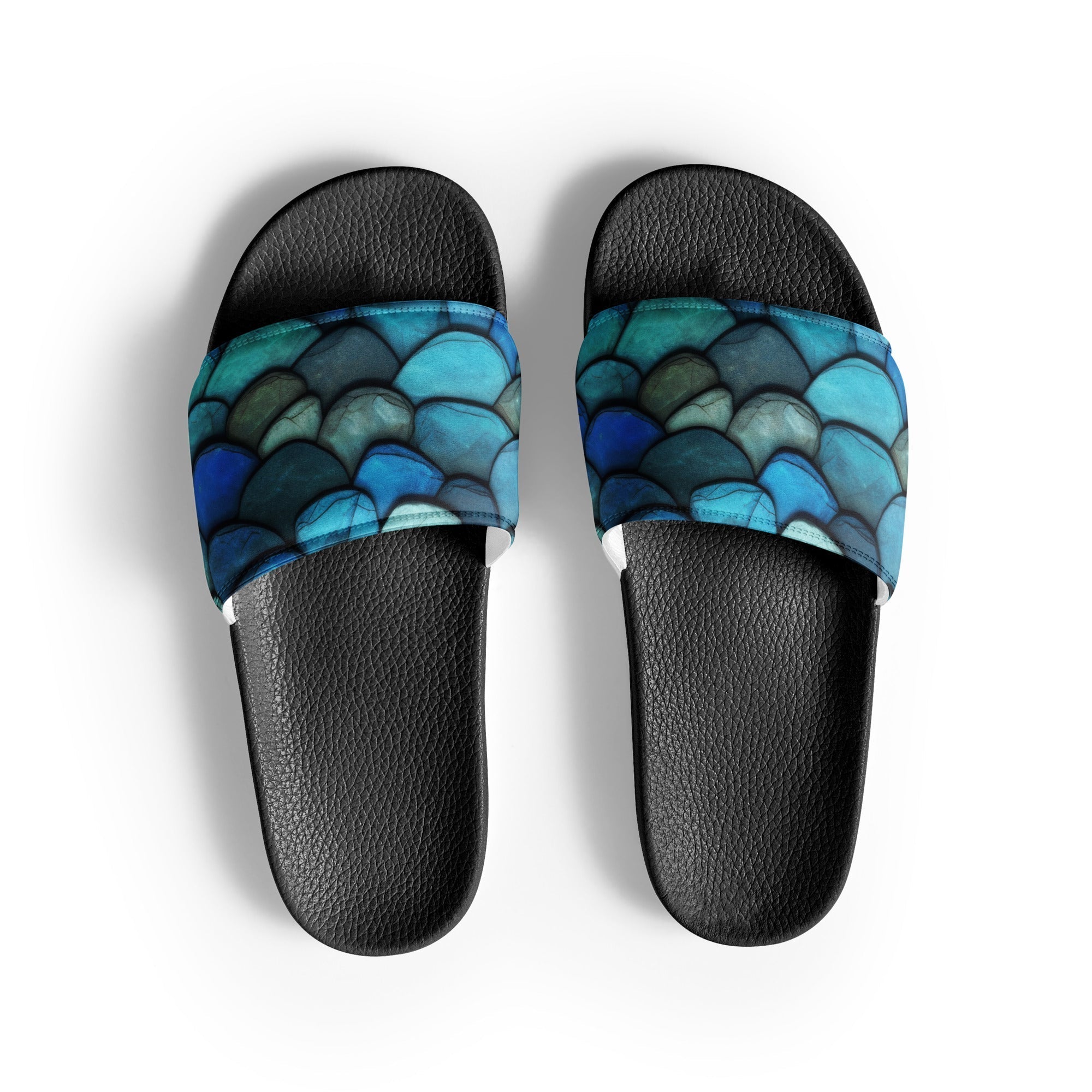 Labradorite Men's Slides by Visual Verse - Image 1