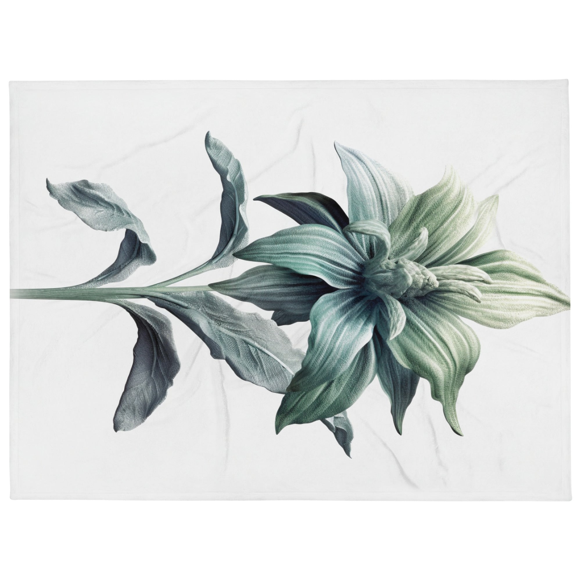 Lambs Ear Flower Blanket by Visual Verse - Image 1