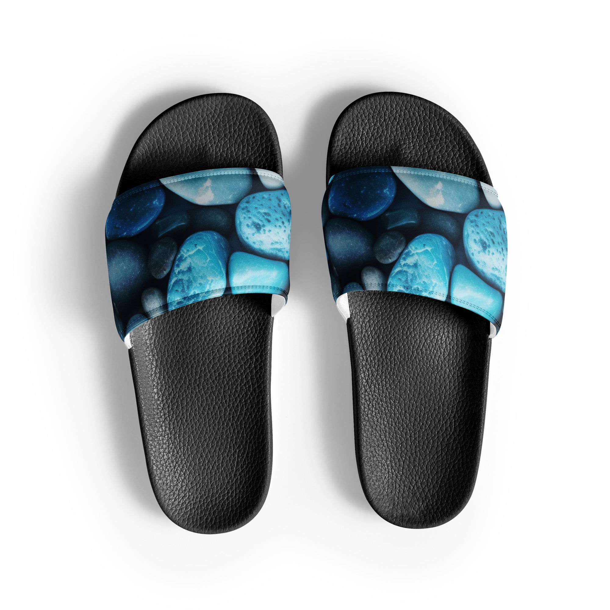 Larimar Rock Men's Slides by Visual Verse - Image 1