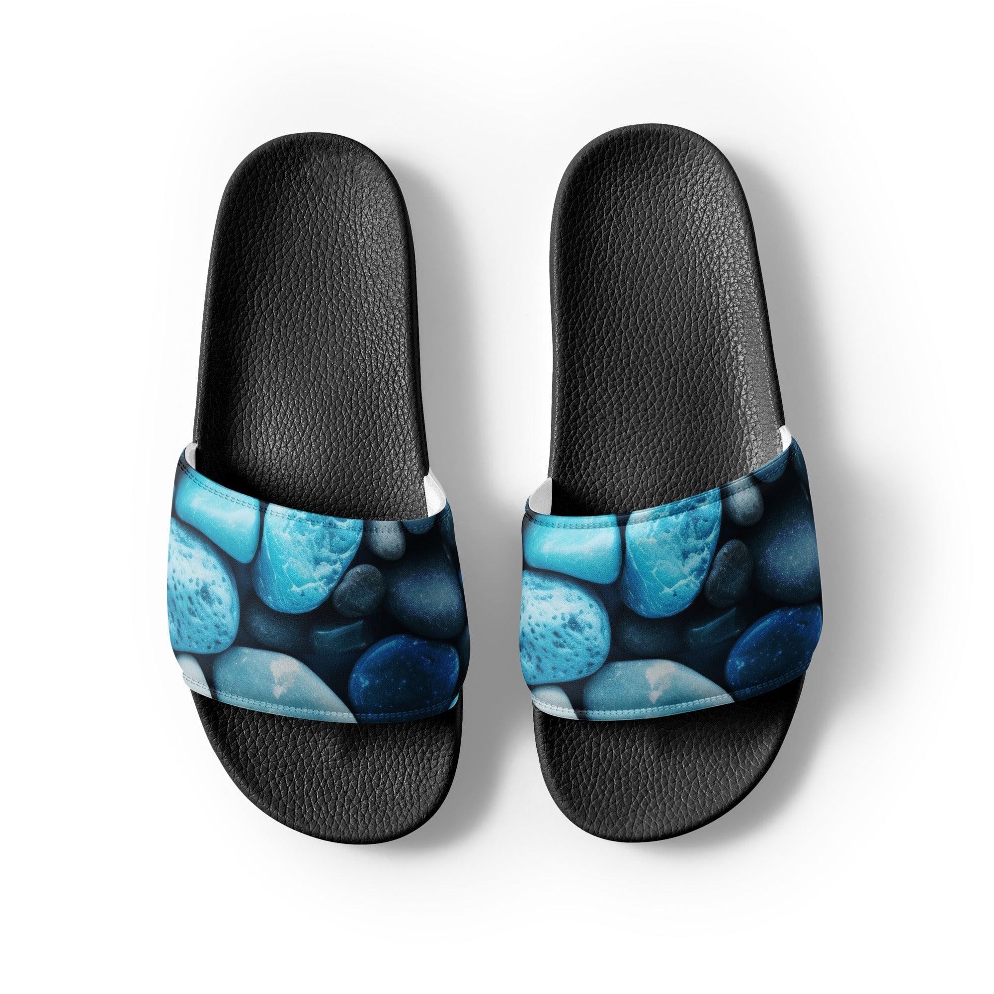 Larimar Rock Men's Slides by Visual Verse - Image 2