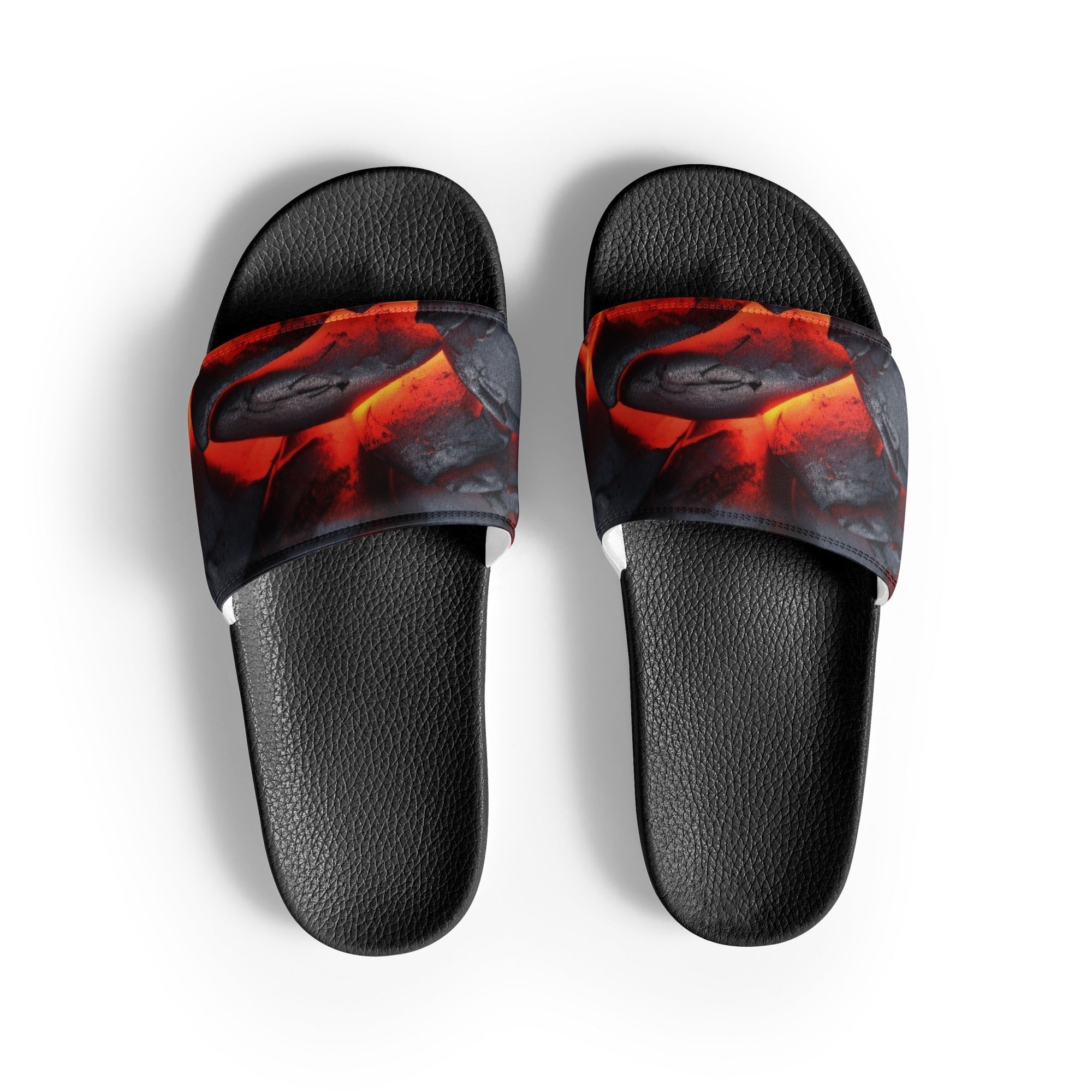 Lava Rock Men's Slides by Visual Verse - Image 1