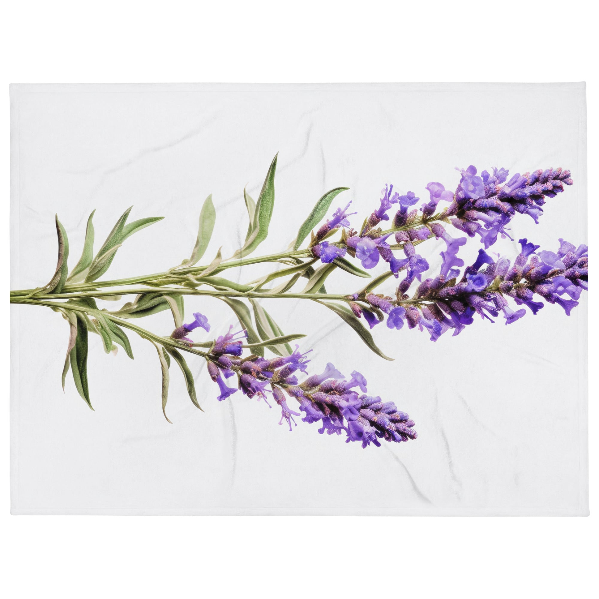 Lavender Flower Blanket by Visual Verse - Image 1