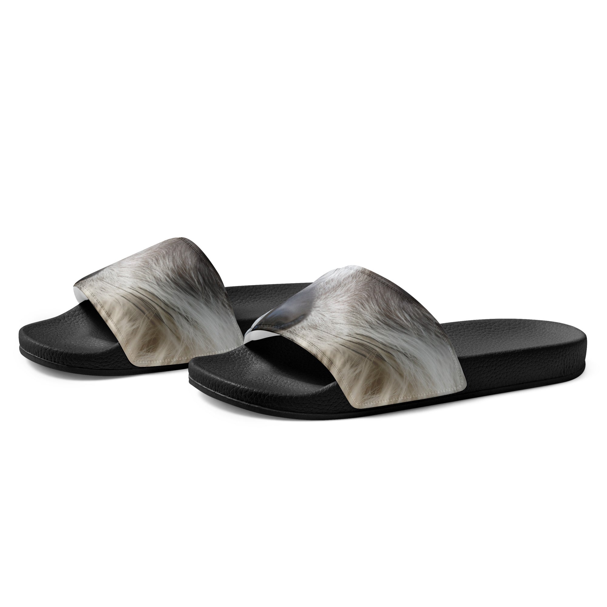 Lemur Fur Women's Slides by Visual Verse - Image 3