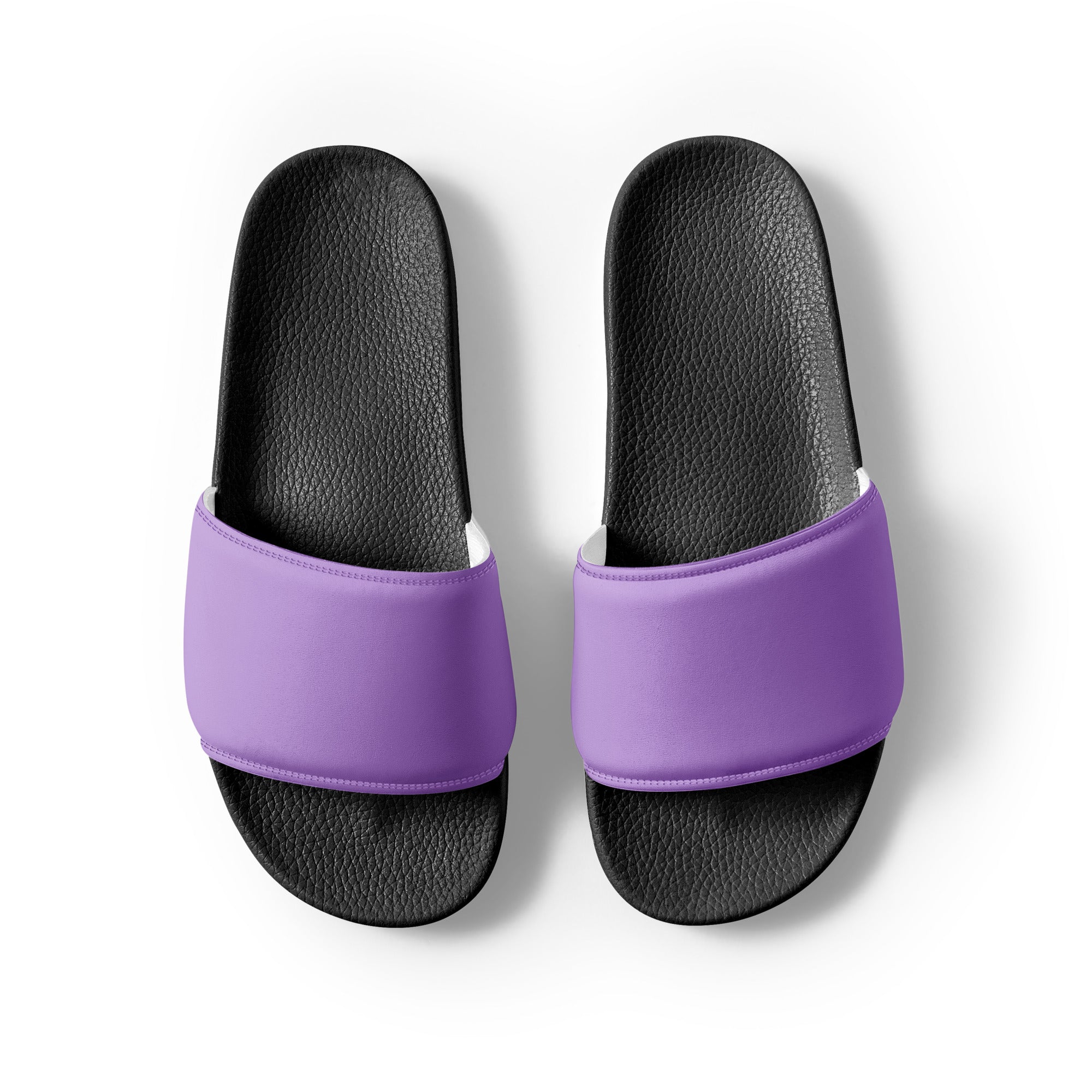 Lenurple Color Men's Slides by Visual Verse - Image 2