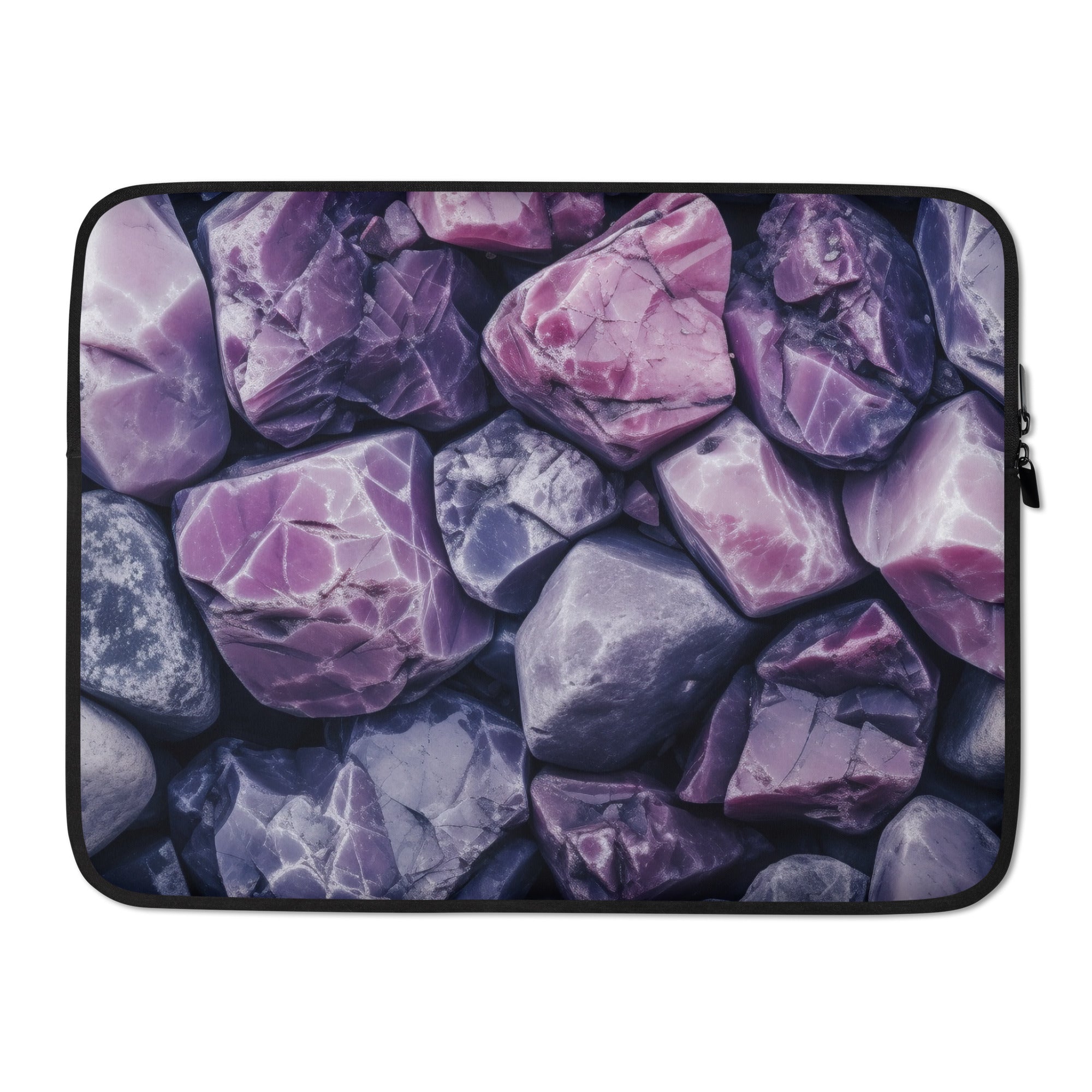 Lepidolite Laptop Sleeve by Visual Verse - Image 1