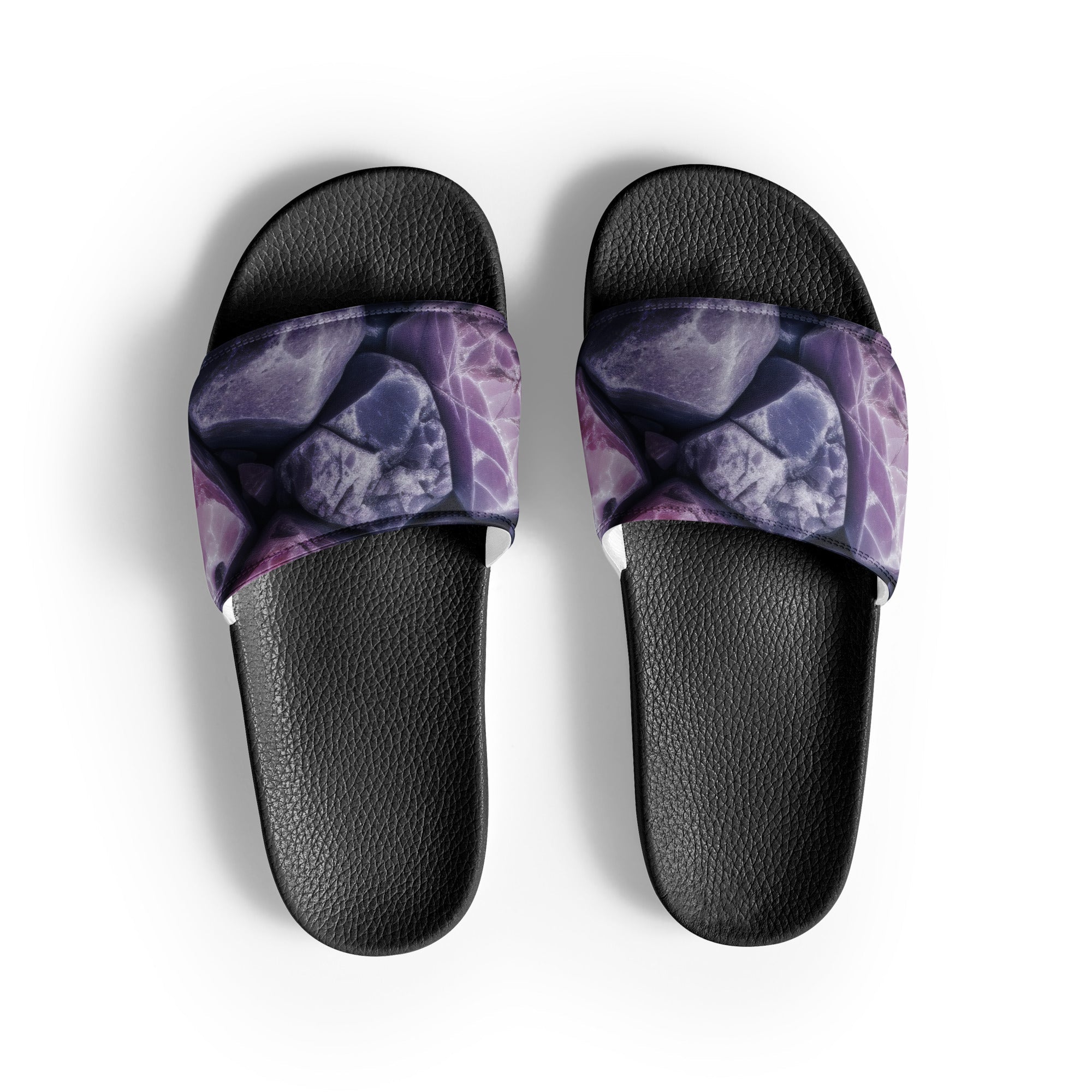 Lepidolite Men's Slides by Visual Verse - Image 1