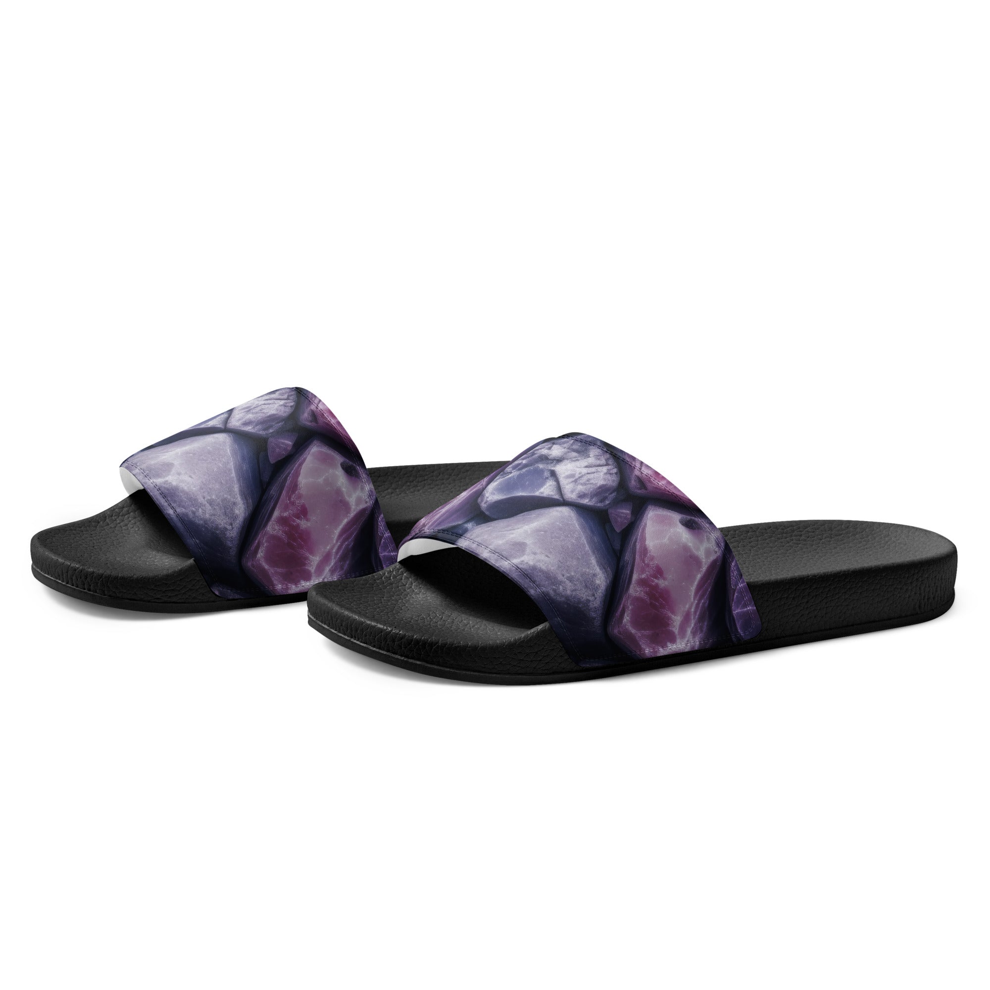 Lepidolite Men's Slides by Visual Verse - Image 3