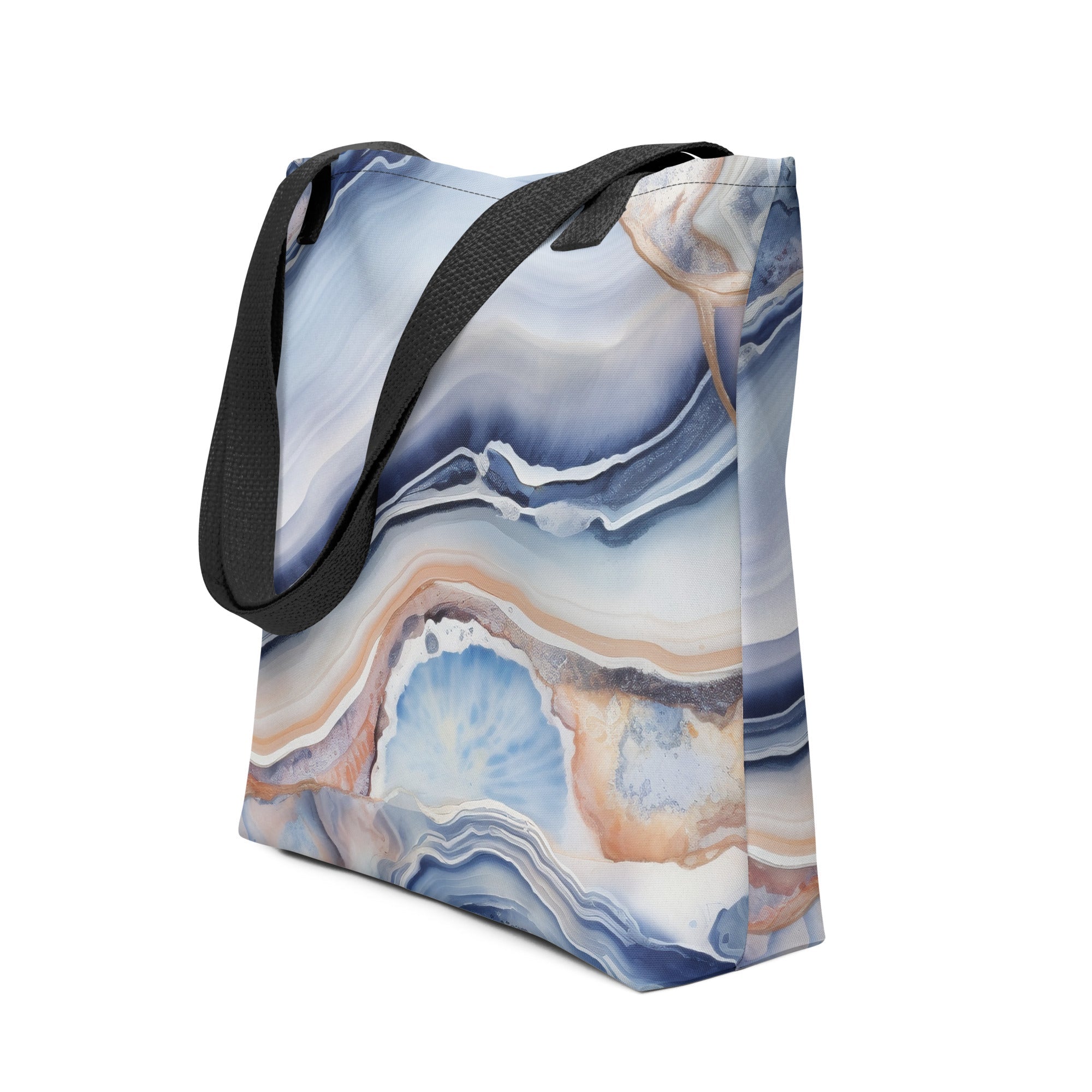 Light Agate Rock Tote Bag by Visual Verse - Image 1