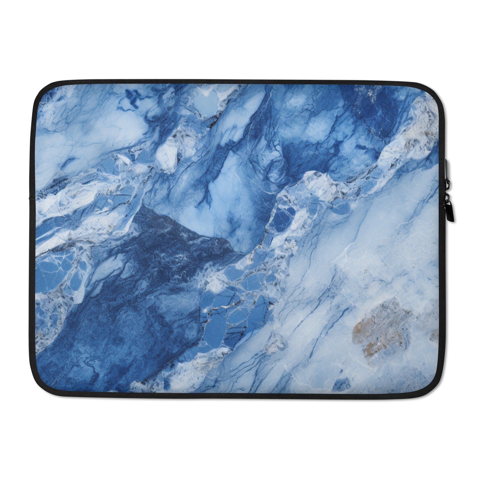 Light Blue Granite Laptop Sleeve by Visual Verse - Image 1