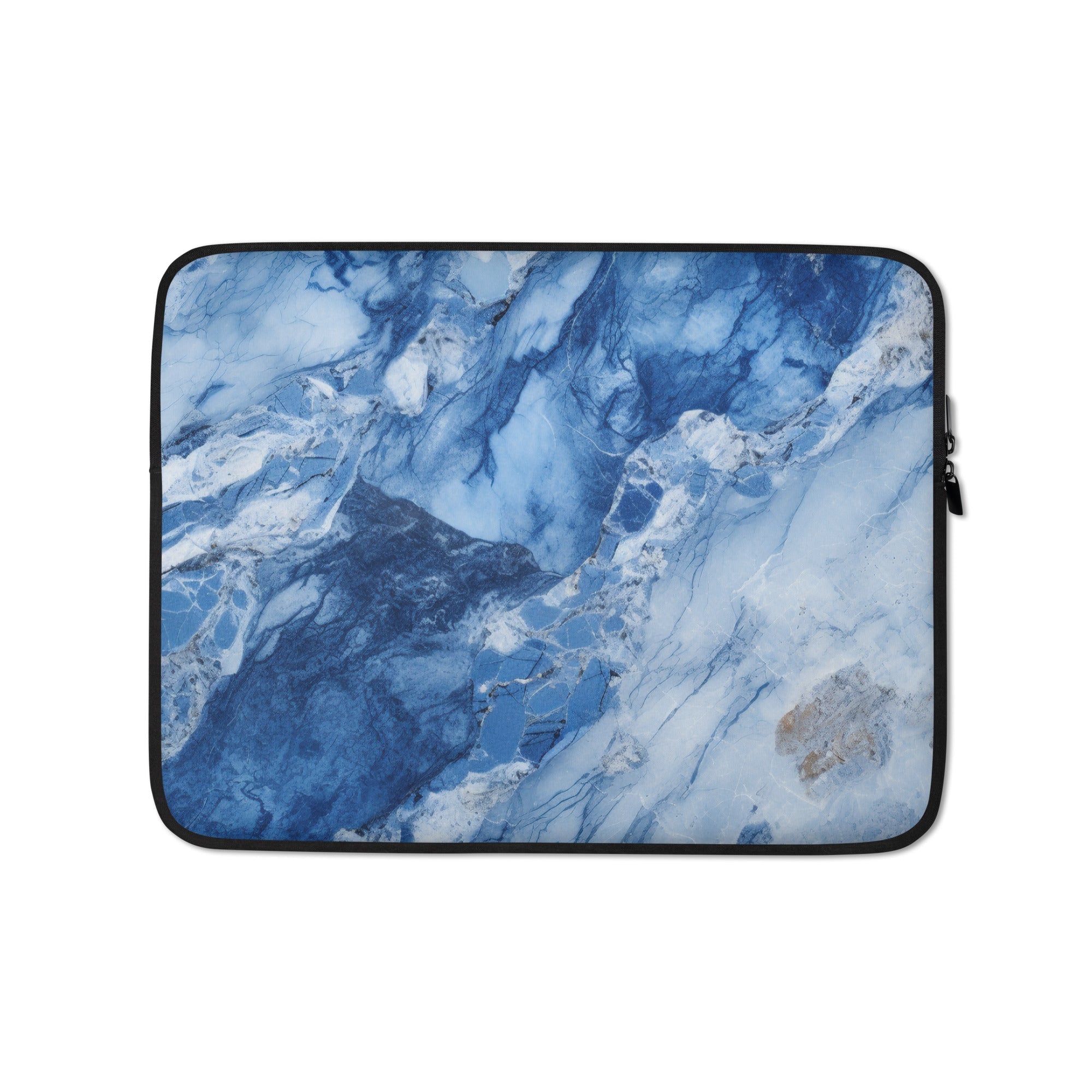 Light Blue Granite Laptop Sleeve by Visual Verse - Image 2