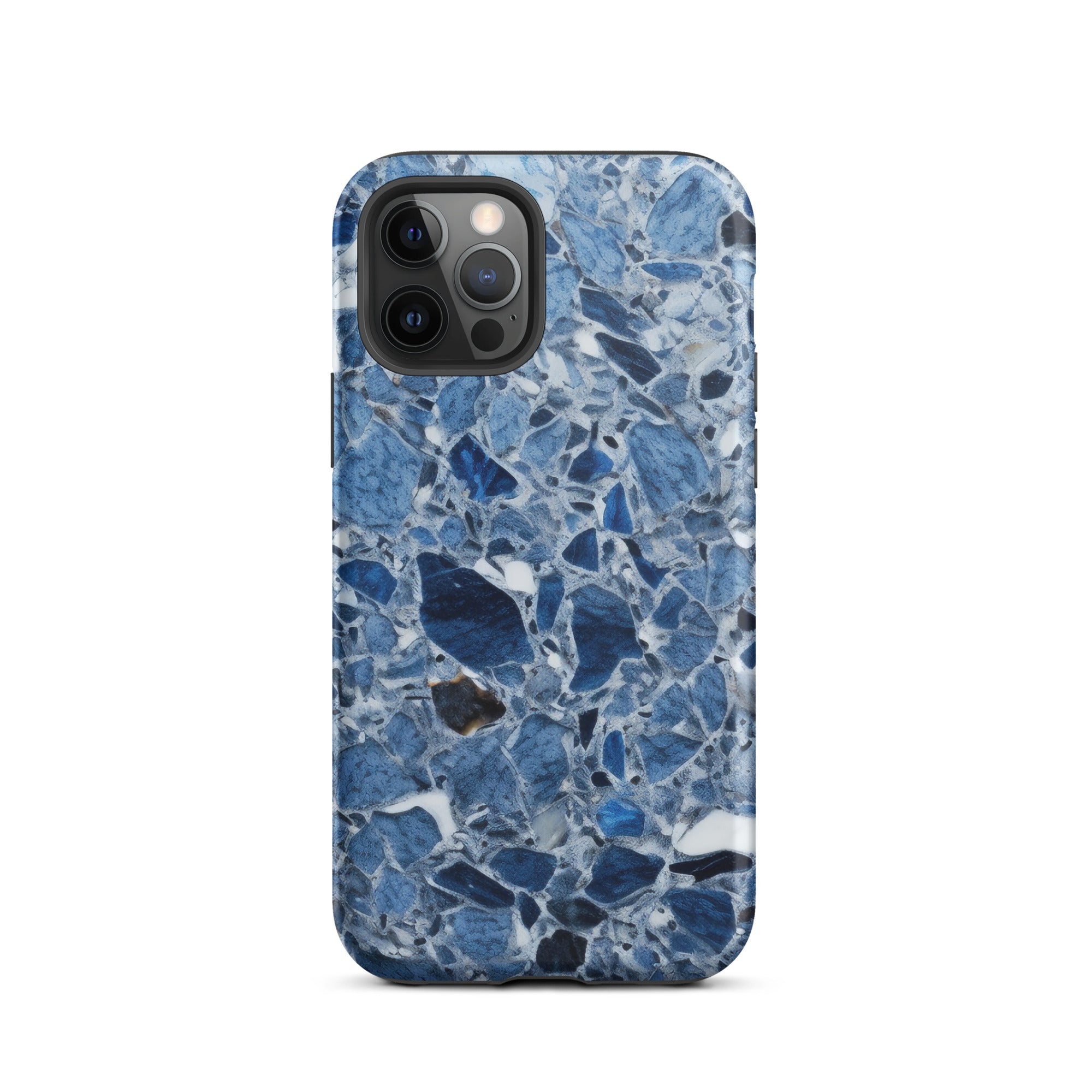 Light Blue & White Granite iPhone Case by Visual Verse - Image 11