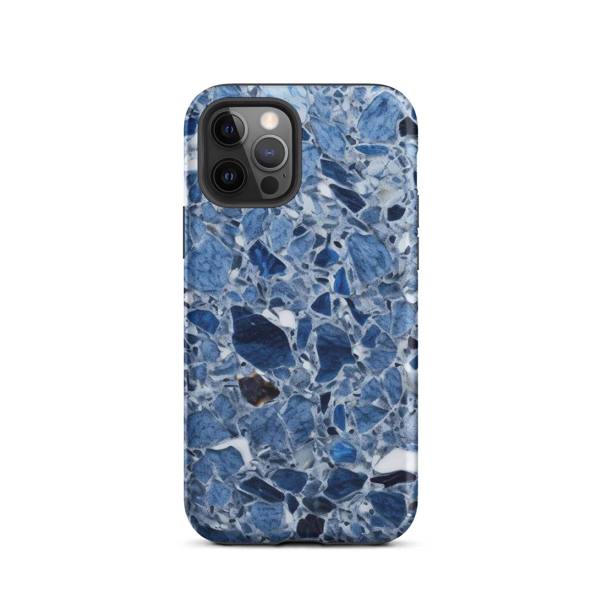 Light Blue & White Granite iPhone Case by Visual Verse - Image 12