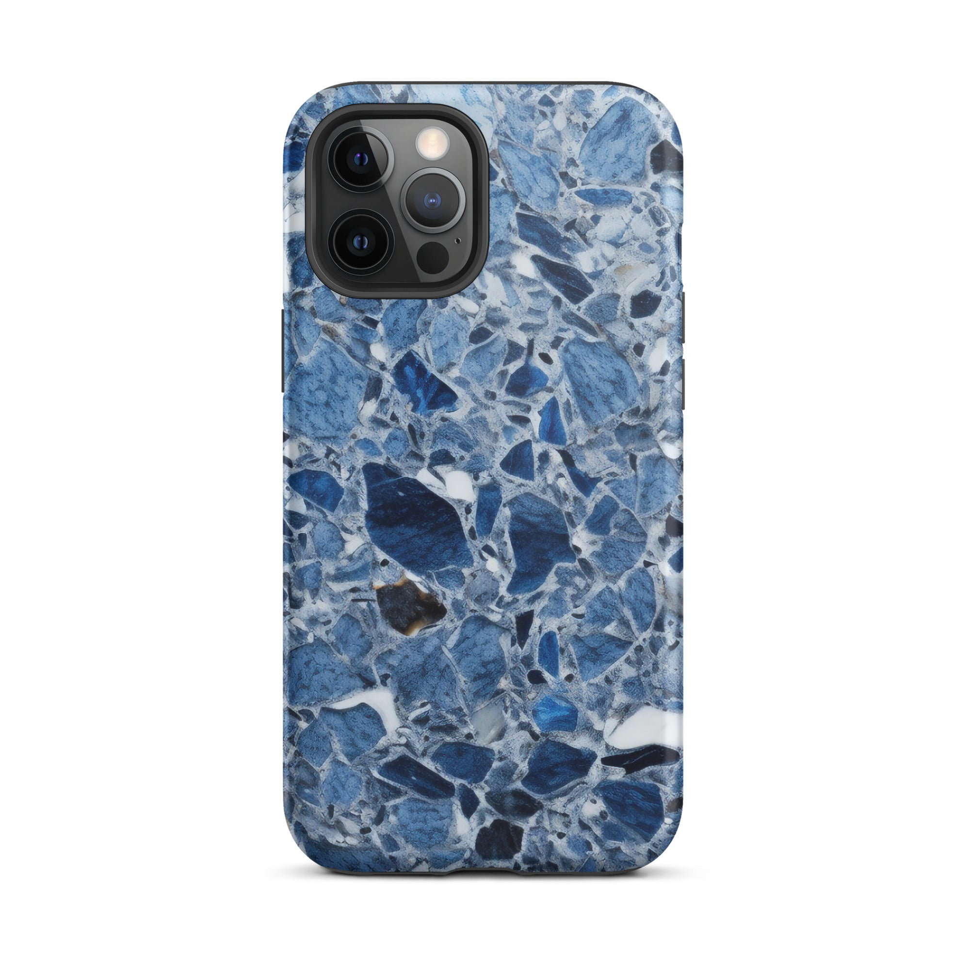 Light Blue & White Granite iPhone Case by Visual Verse - Image 13