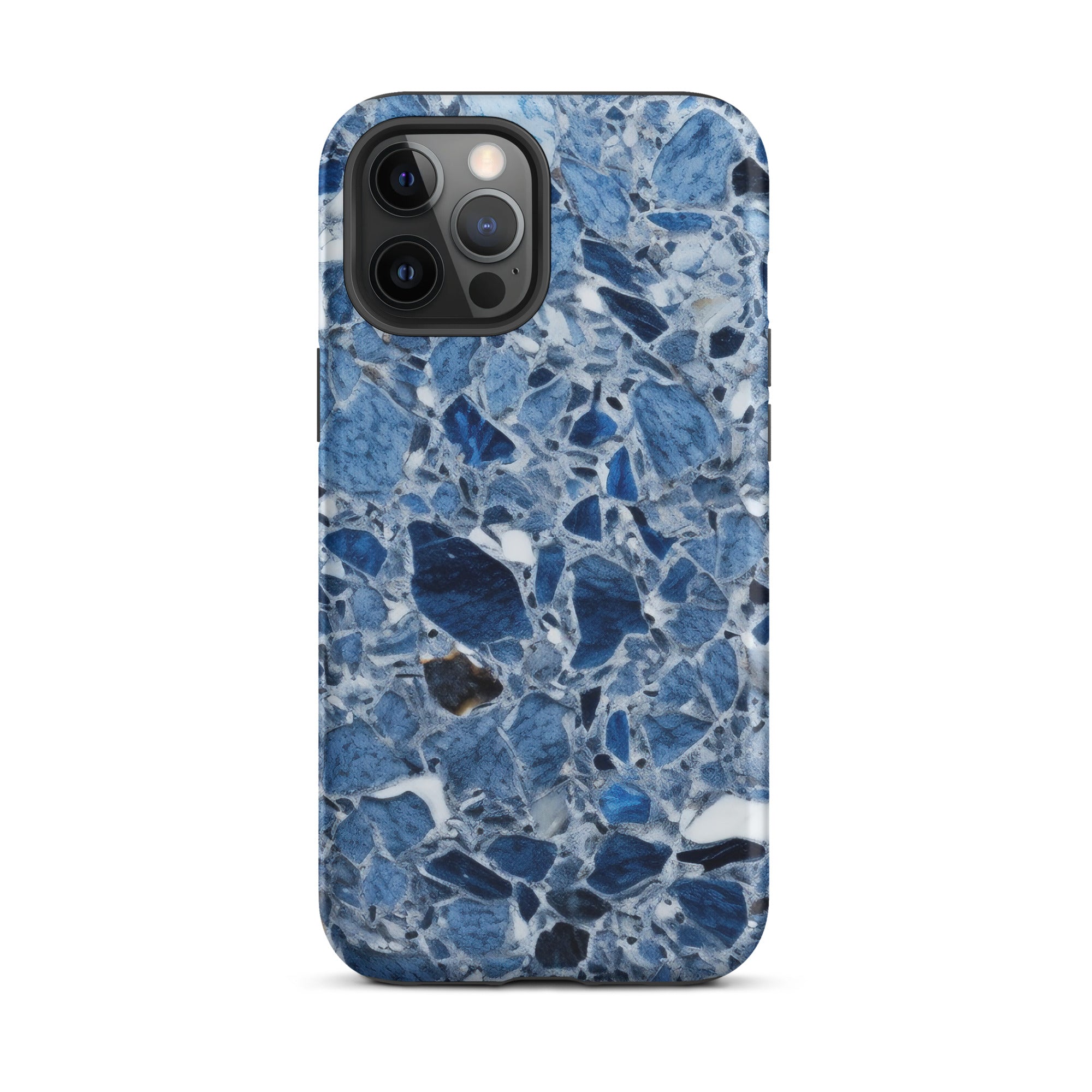 Light Blue & White Granite iPhone Case by Visual Verse - Image 14