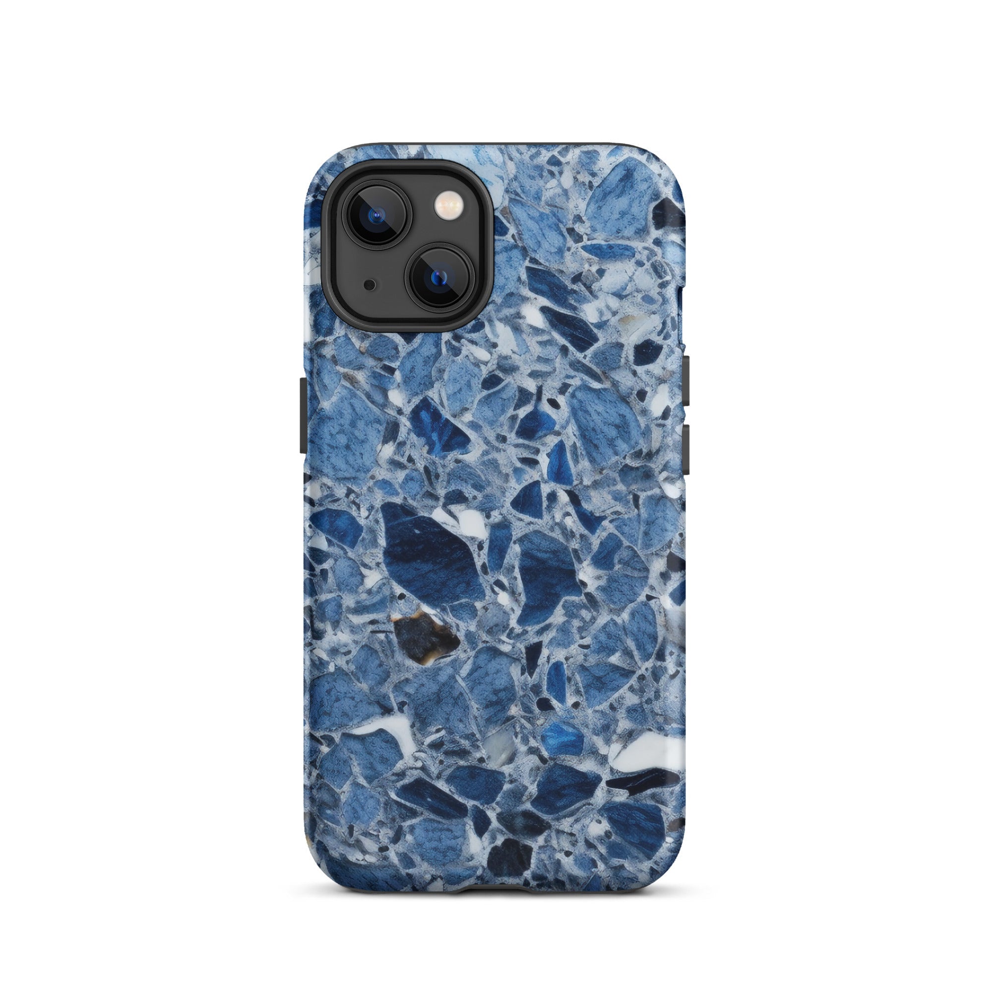 Light Blue & White Granite iPhone Case by Visual Verse - Image 18