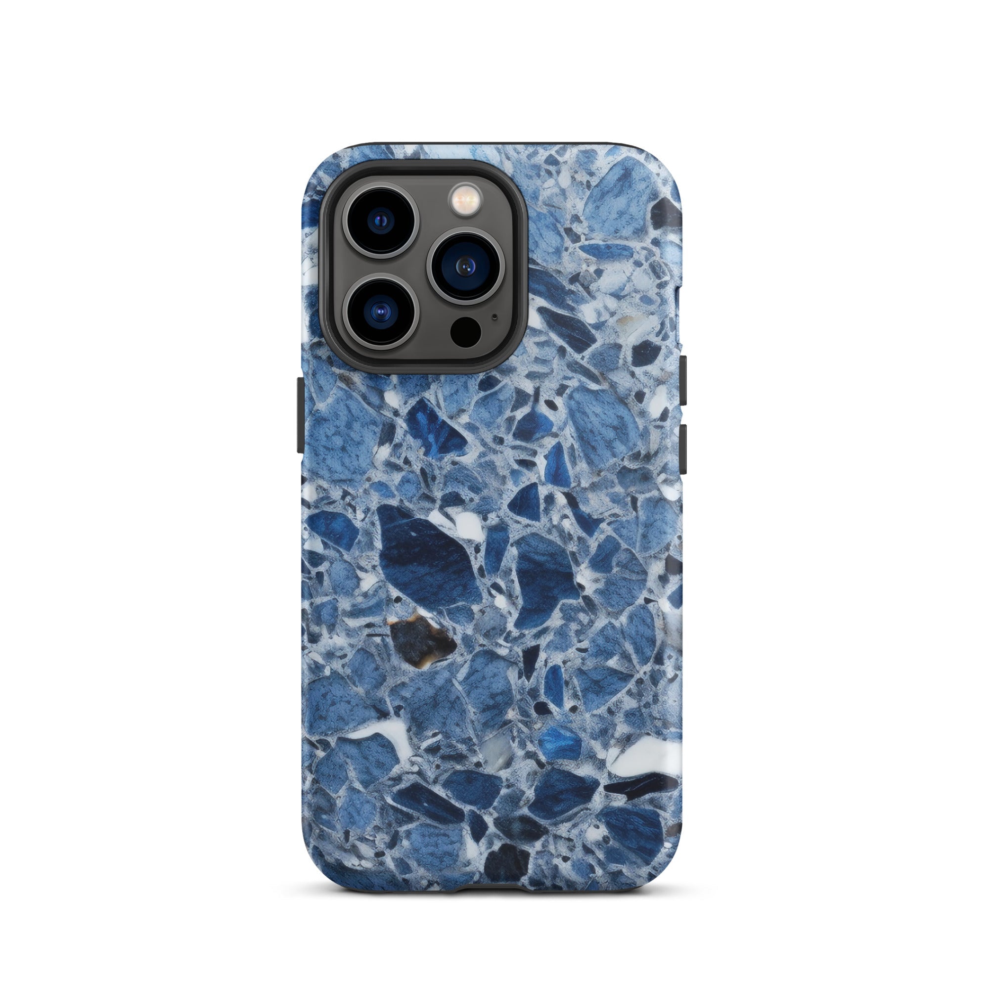 Light Blue & White Granite iPhone Case by Visual Verse - Image 19