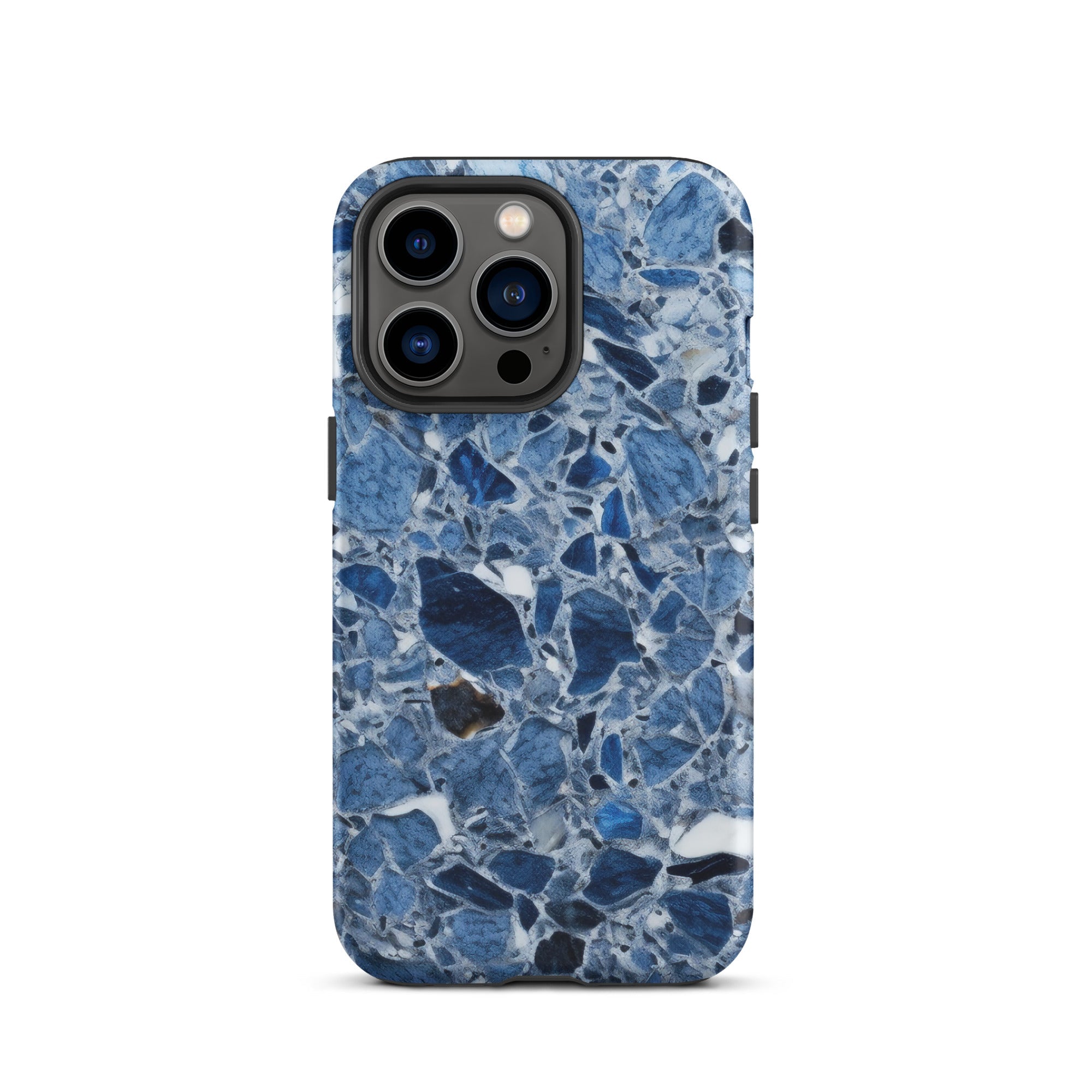 Light Blue & White Granite iPhone Case by Visual Verse - Image 20