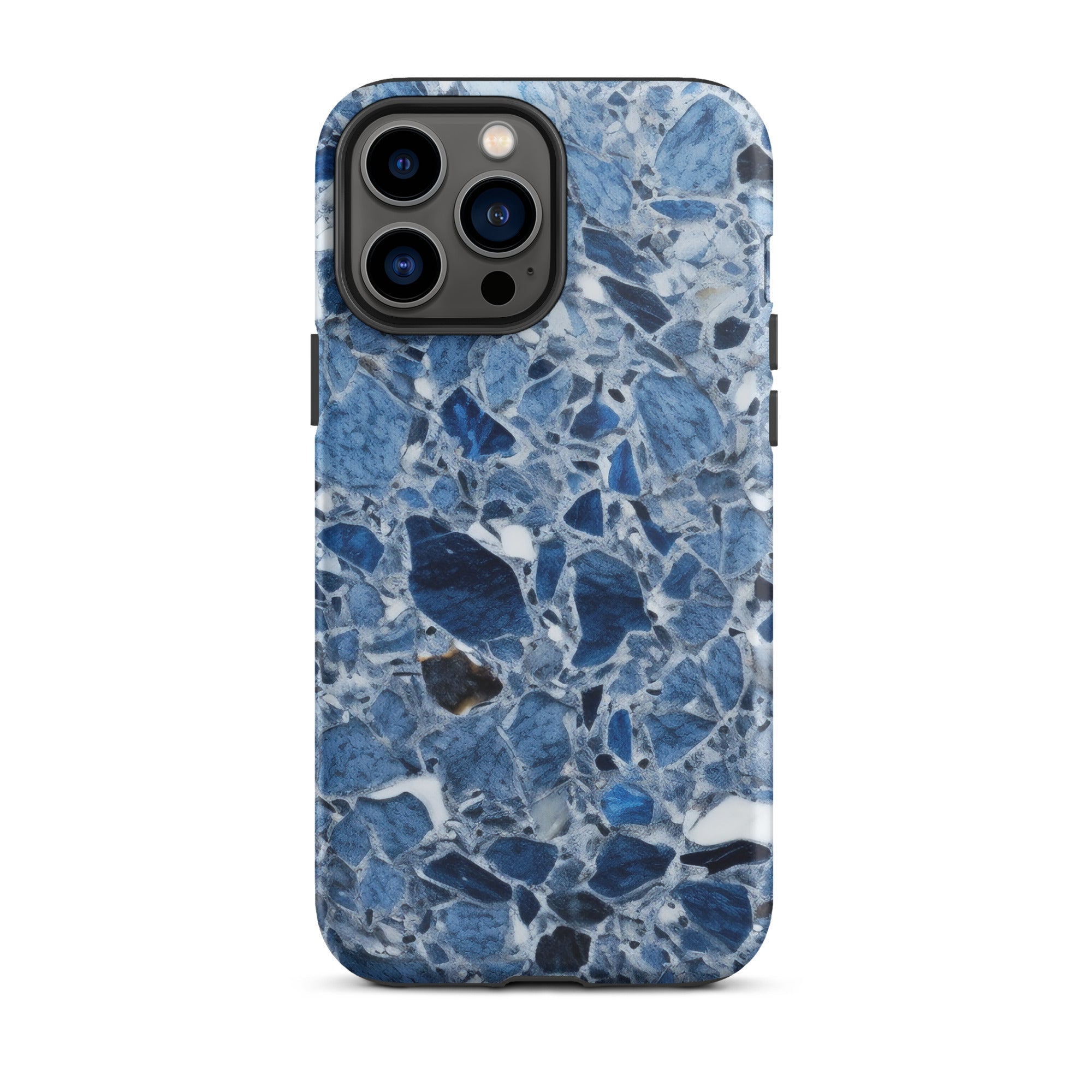 Light Blue & White Granite iPhone Case by Visual Verse - Image 21