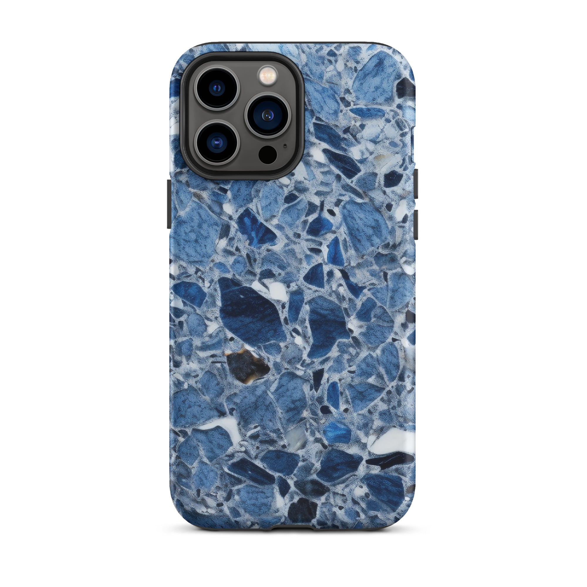 Light Blue & White Granite iPhone Case by Visual Verse - Image 22