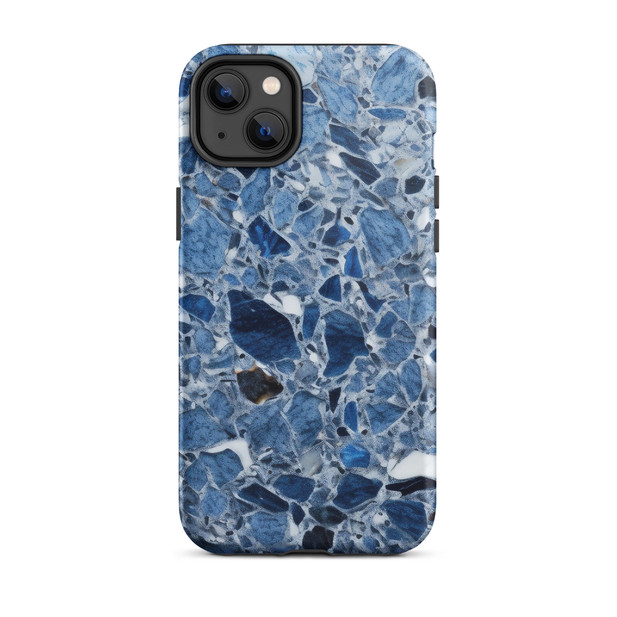 Light Blue & White Granite iPhone Case by Visual Verse - Image 25