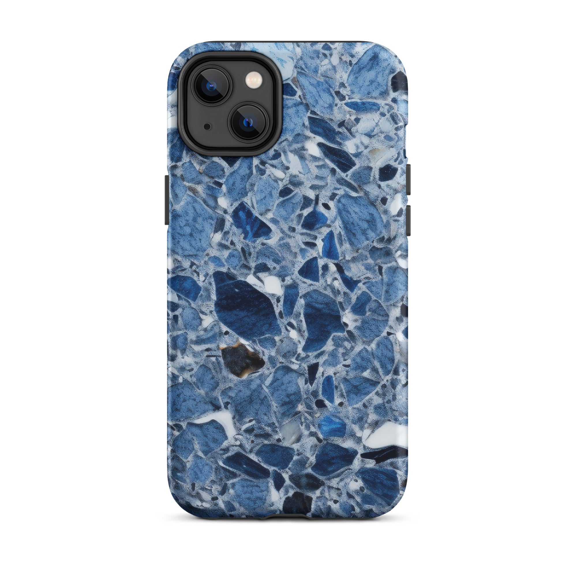 Light Blue & White Granite iPhone Case by Visual Verse - Image 26