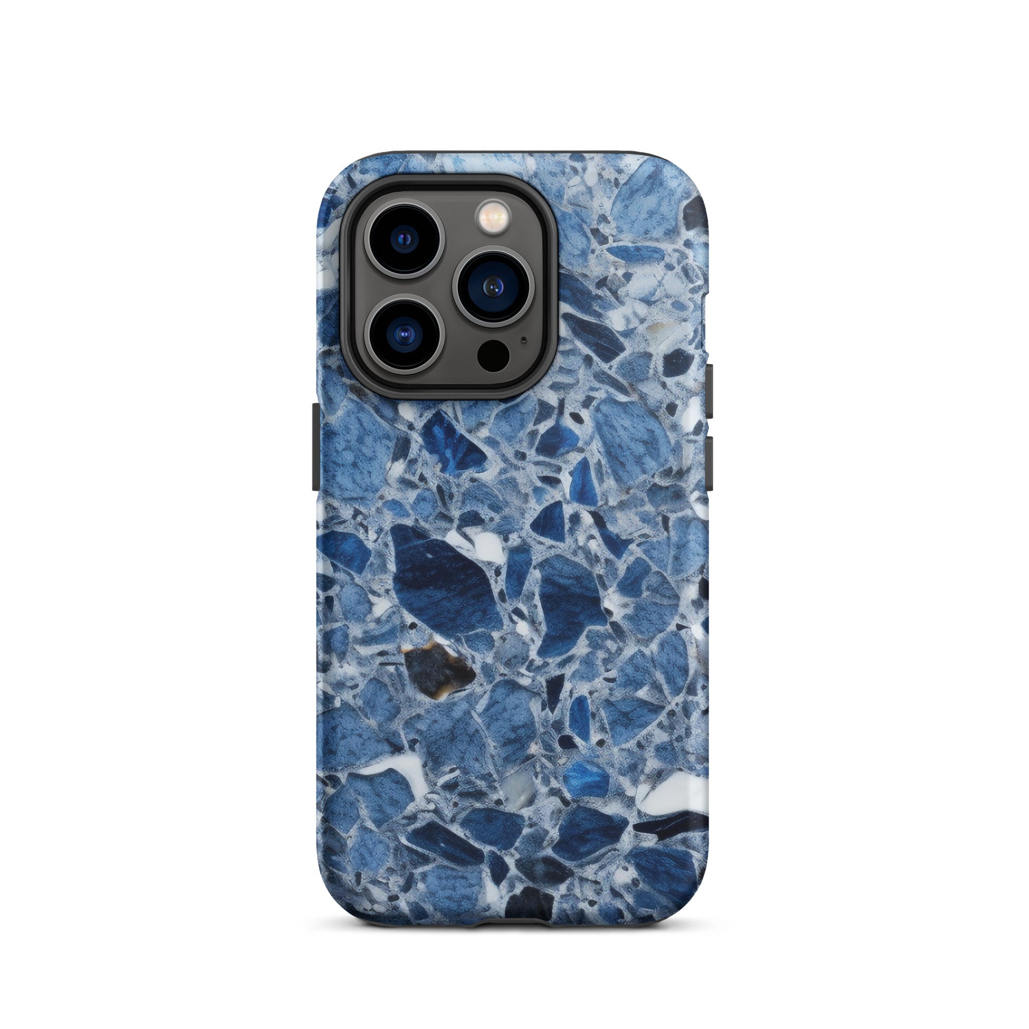 Light Blue & White Granite iPhone Case by Visual Verse - Image 27