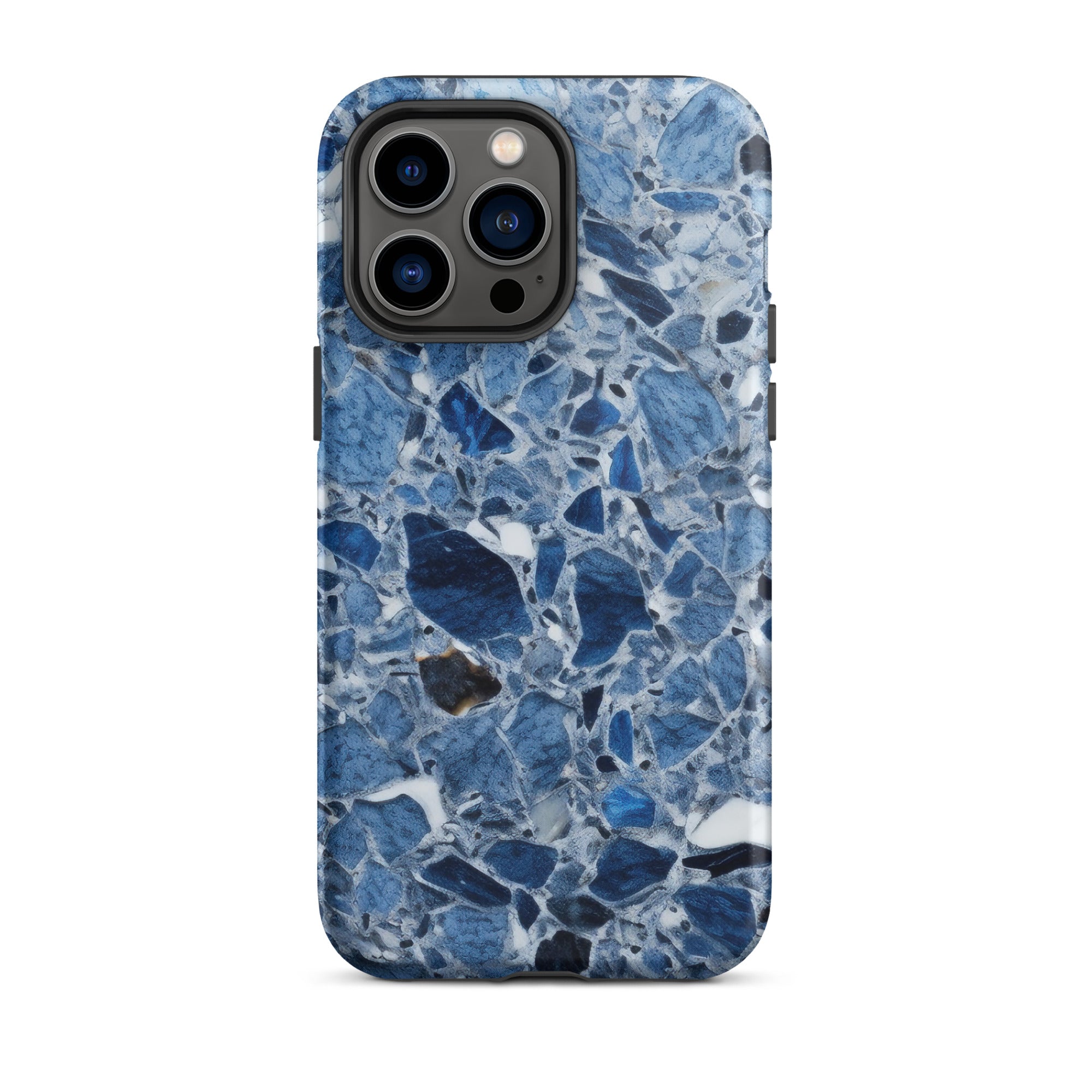 Light Blue & White Granite iPhone Case by Visual Verse - Image 29