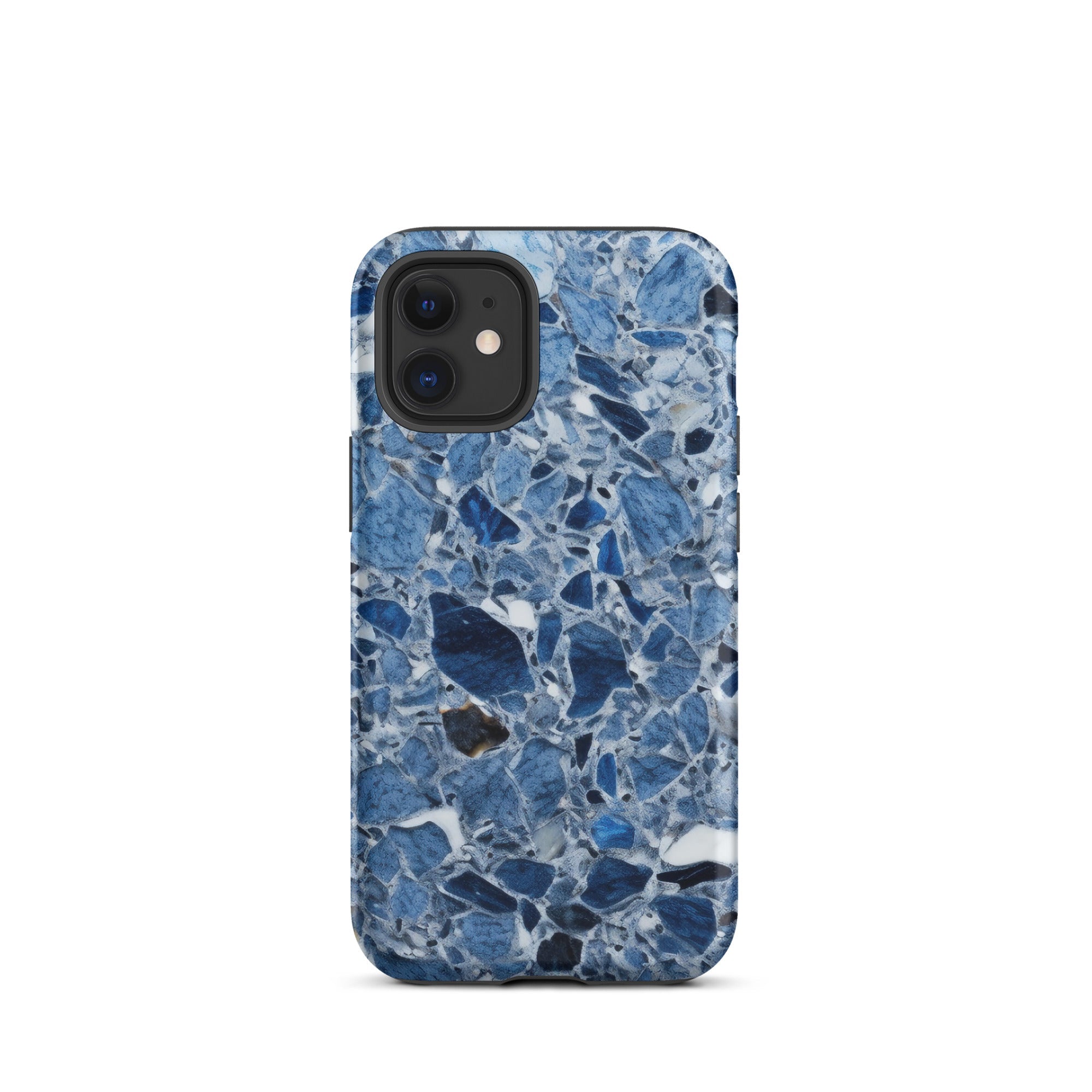 Light Blue & White Granite iPhone Case by Visual Verse - Image 8