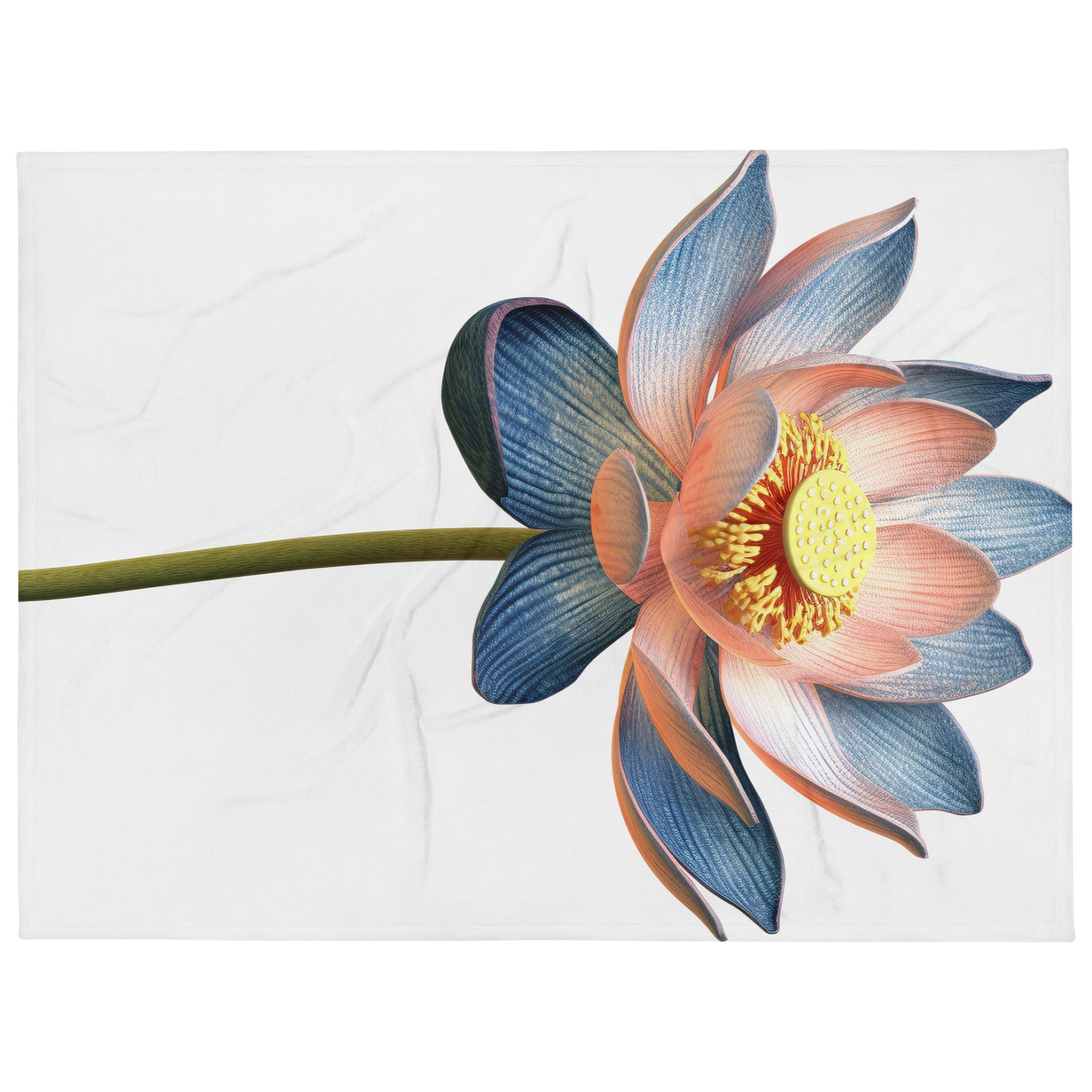 Lotus Flower Blanket by Visual Verse - Image 1