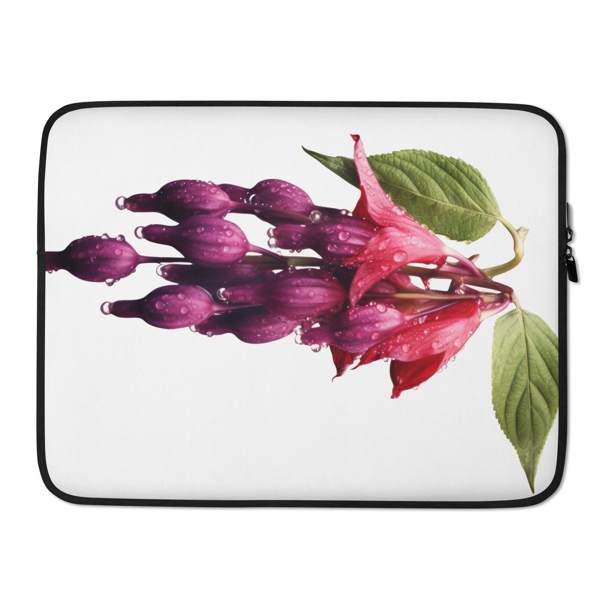 Love Lies Bleeding Flower Laptop Sleeve by Visual Verse - Image 1