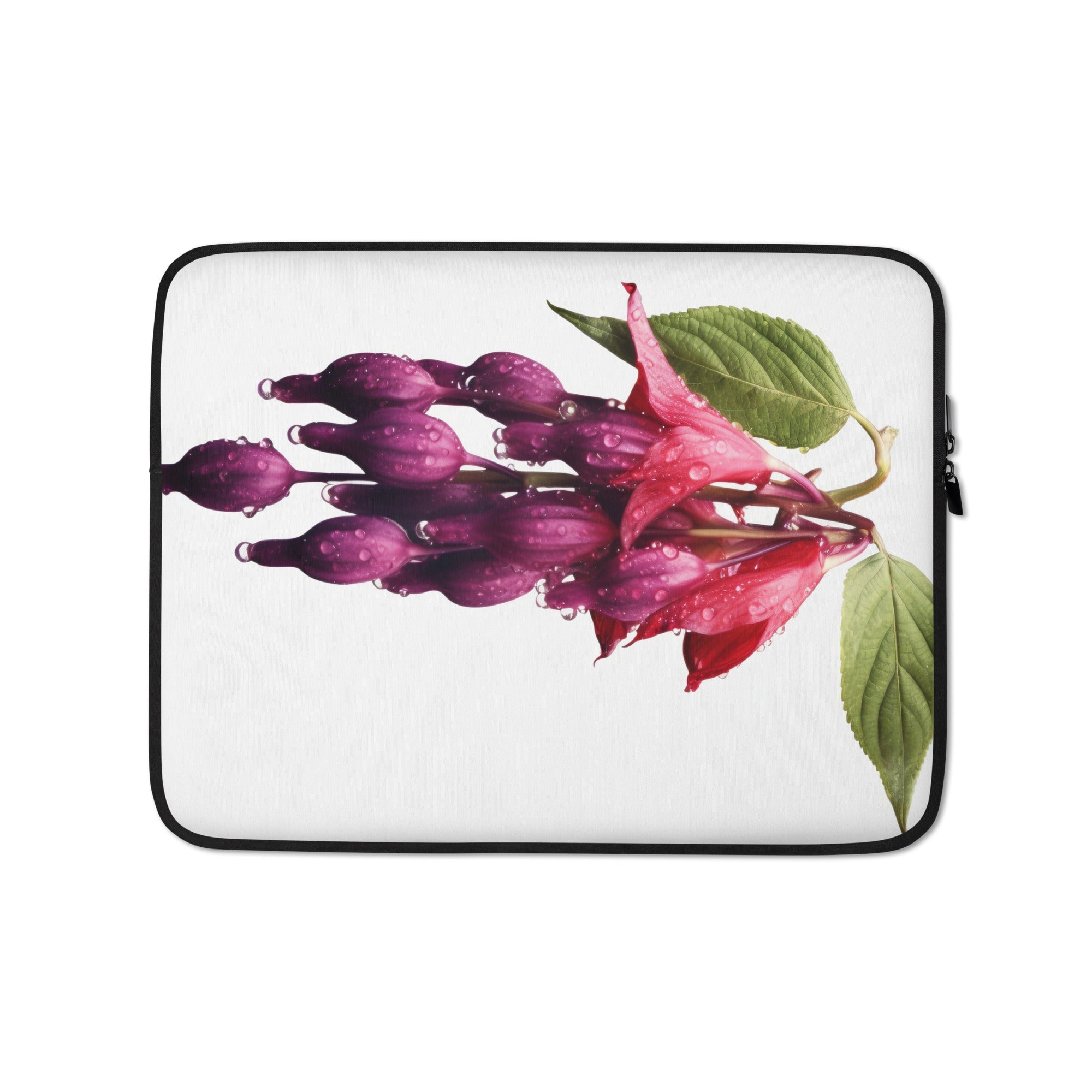 Love Lies Bleeding Flower Laptop Sleeve by Visual Verse - Image 2