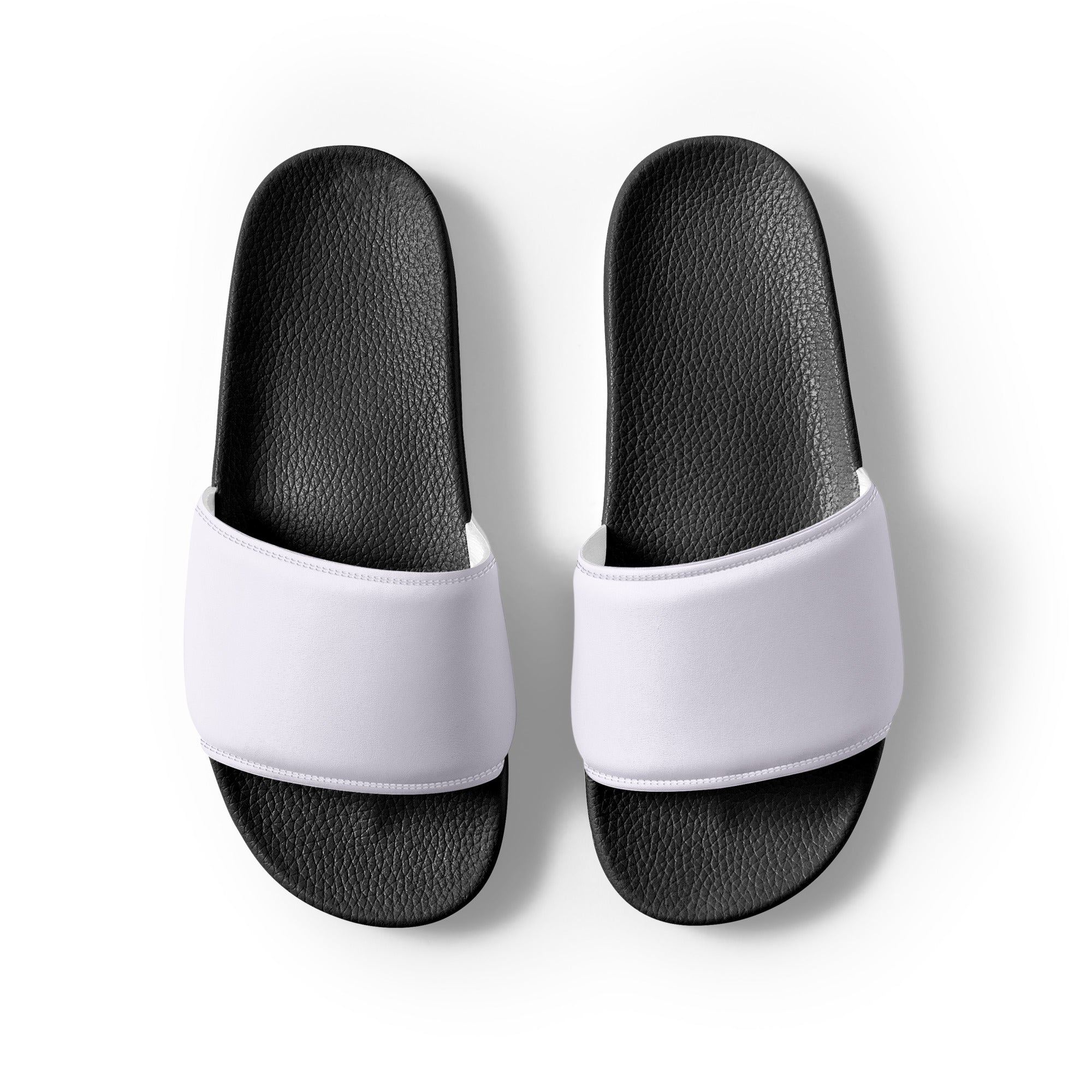 Magnolia Color Men's Slides by Visual Verse - Image 2