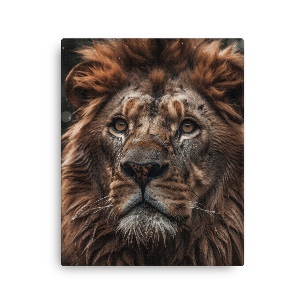 Majestic Lion Art Canvas by Visual Verse - Image 4