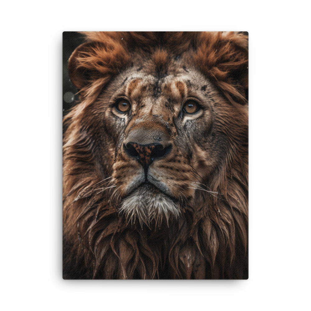 Majestic Lion Art Canvas by Visual Verse - Image 5