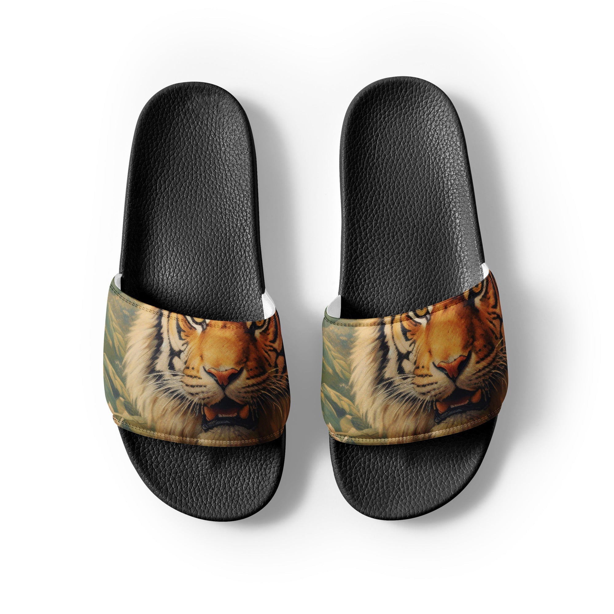 Majestic Tiger Men's Slides by Visual Verse - Image 2