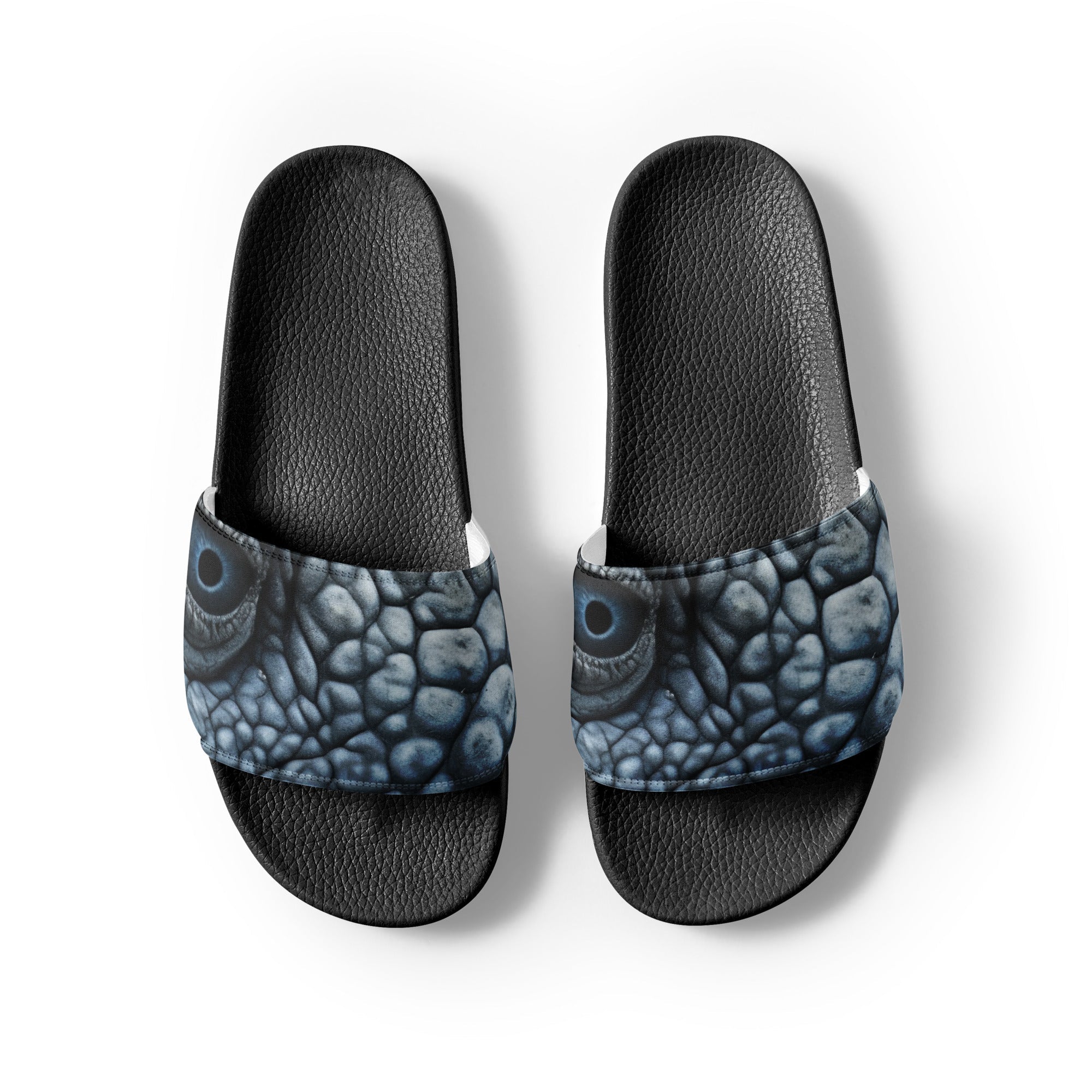 Manatee Skin Men's Slides by Visual Verse - Image 2