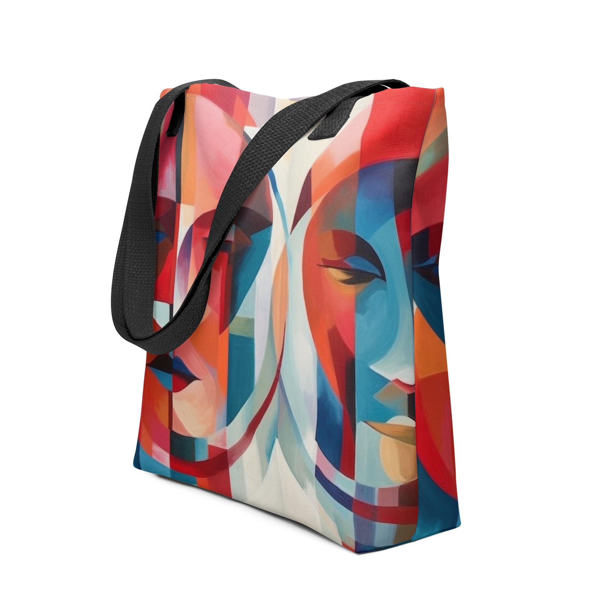 Mask Face Tote Bag by Visual Verse - Image 1