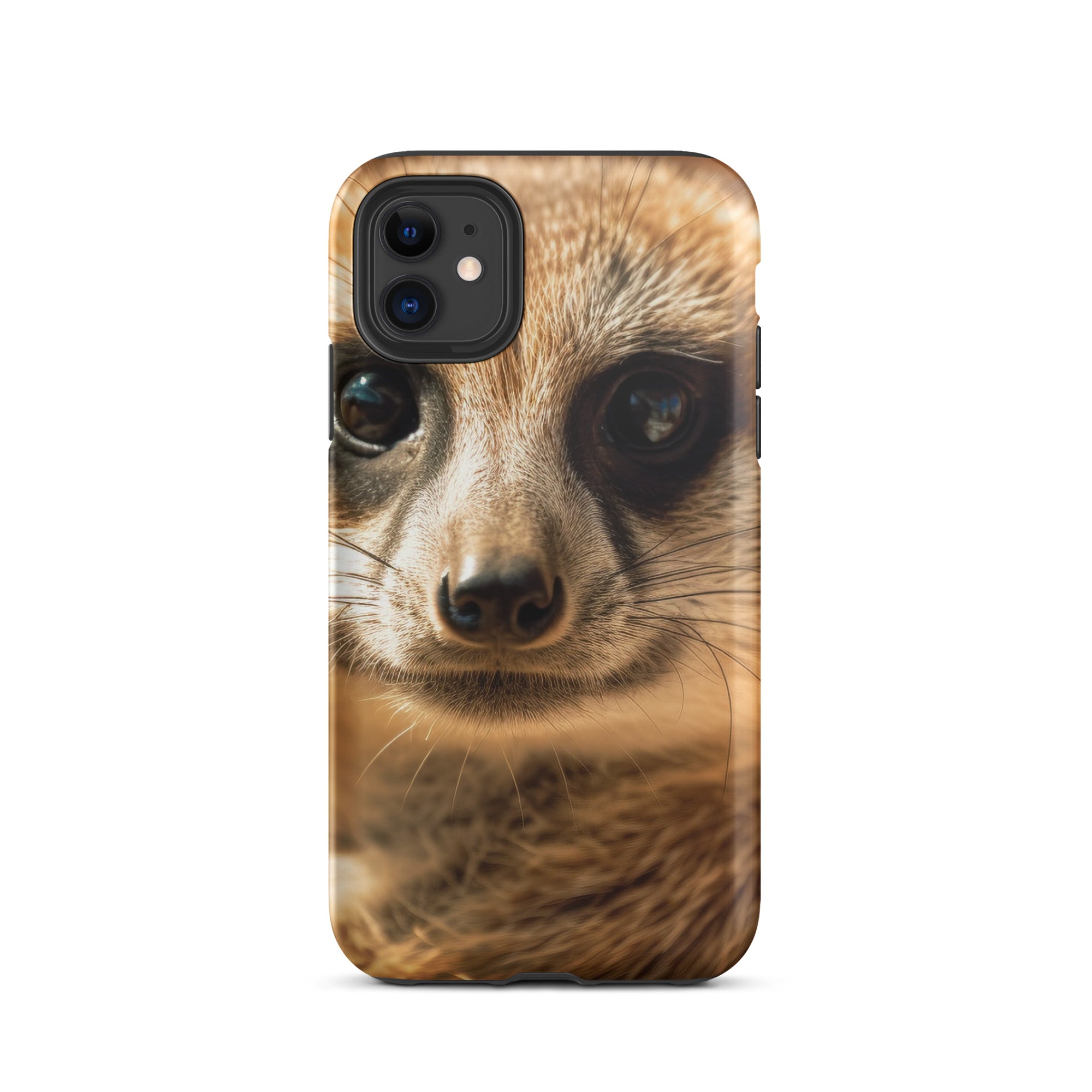 Meerkat Fur iPhone Case by Visual Verse - Image 1