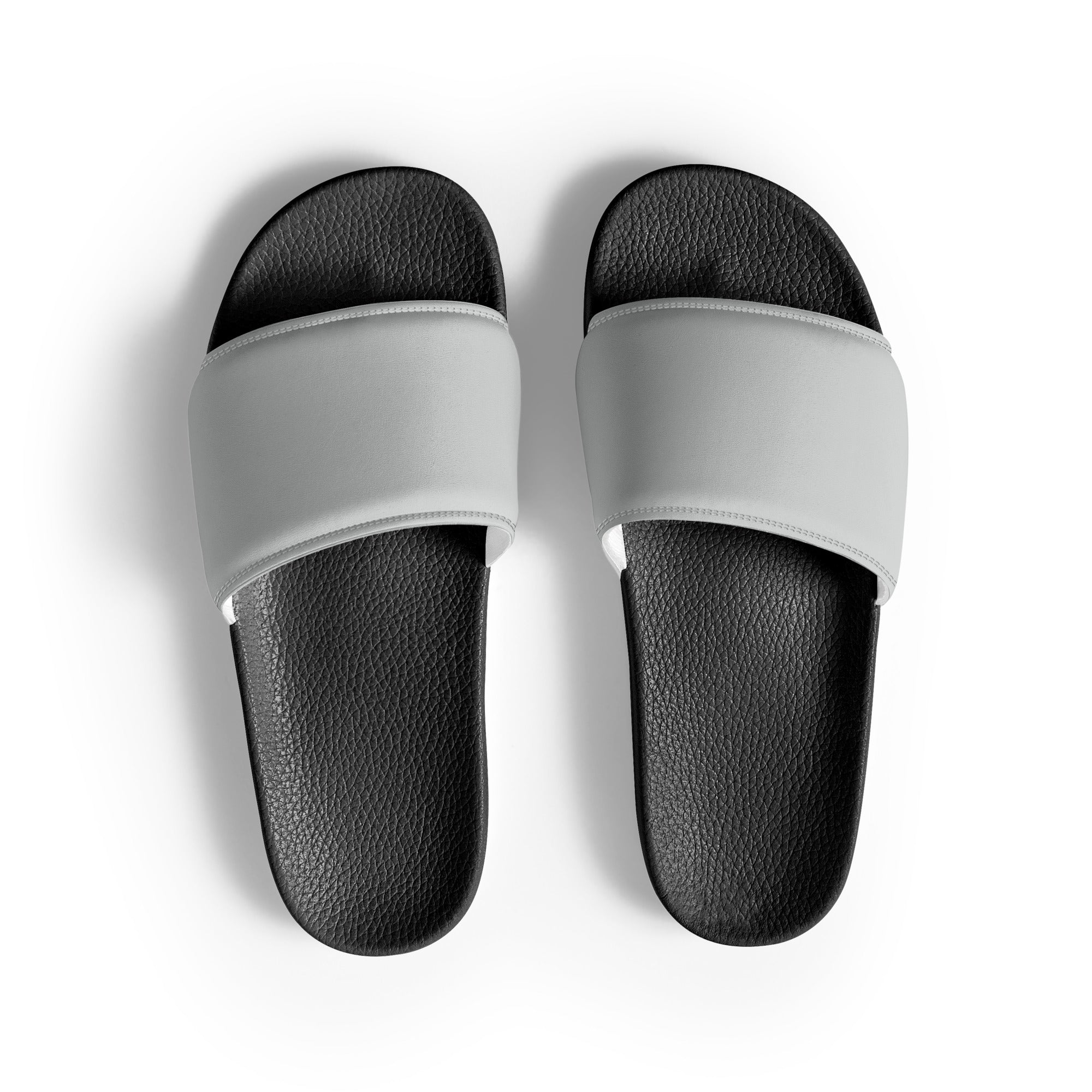 Midwinter Mist Color Men's Slides by Visual Verse - Image 1