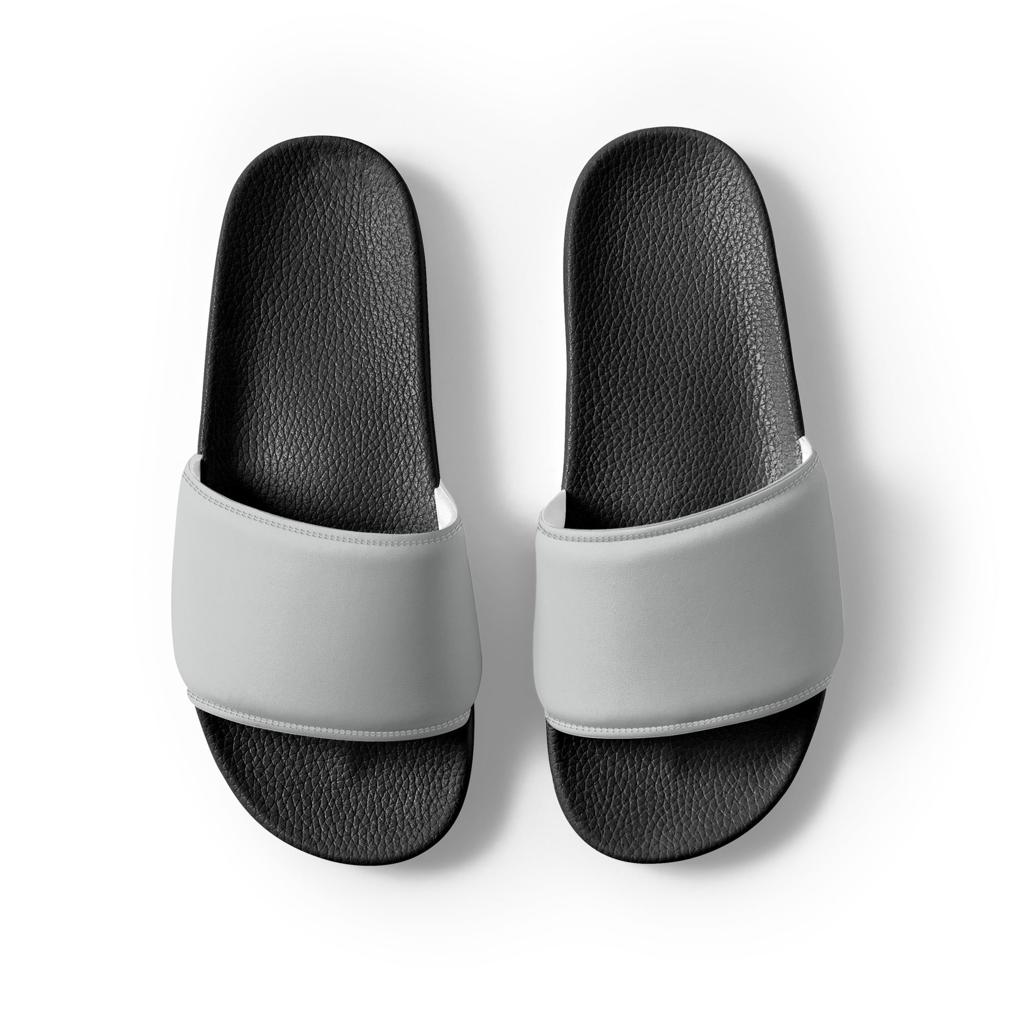 Midwinter Mist Color Men's Slides by Visual Verse - Image 2