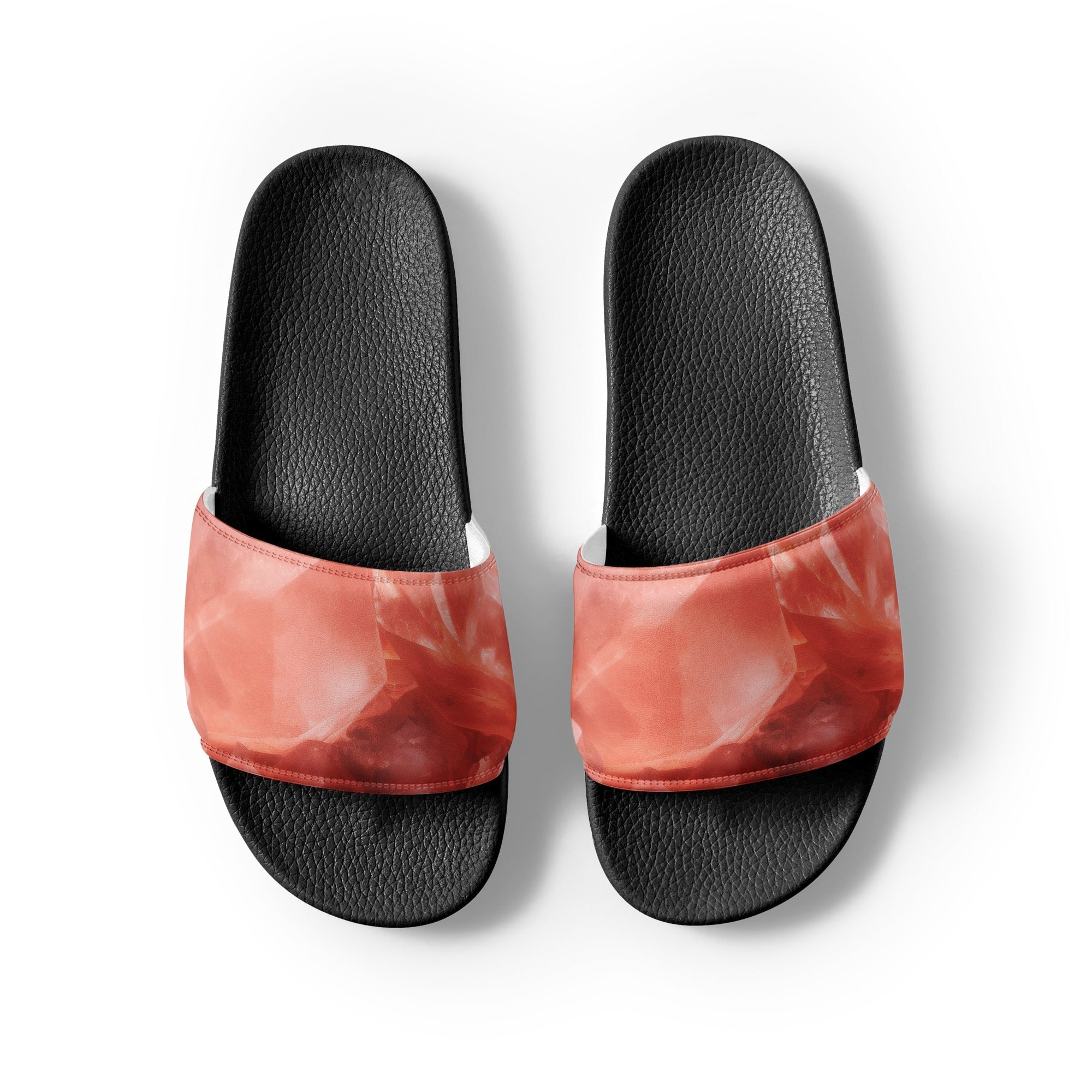 Morganite Rock Men's Slides by Visual Verse - Image 2