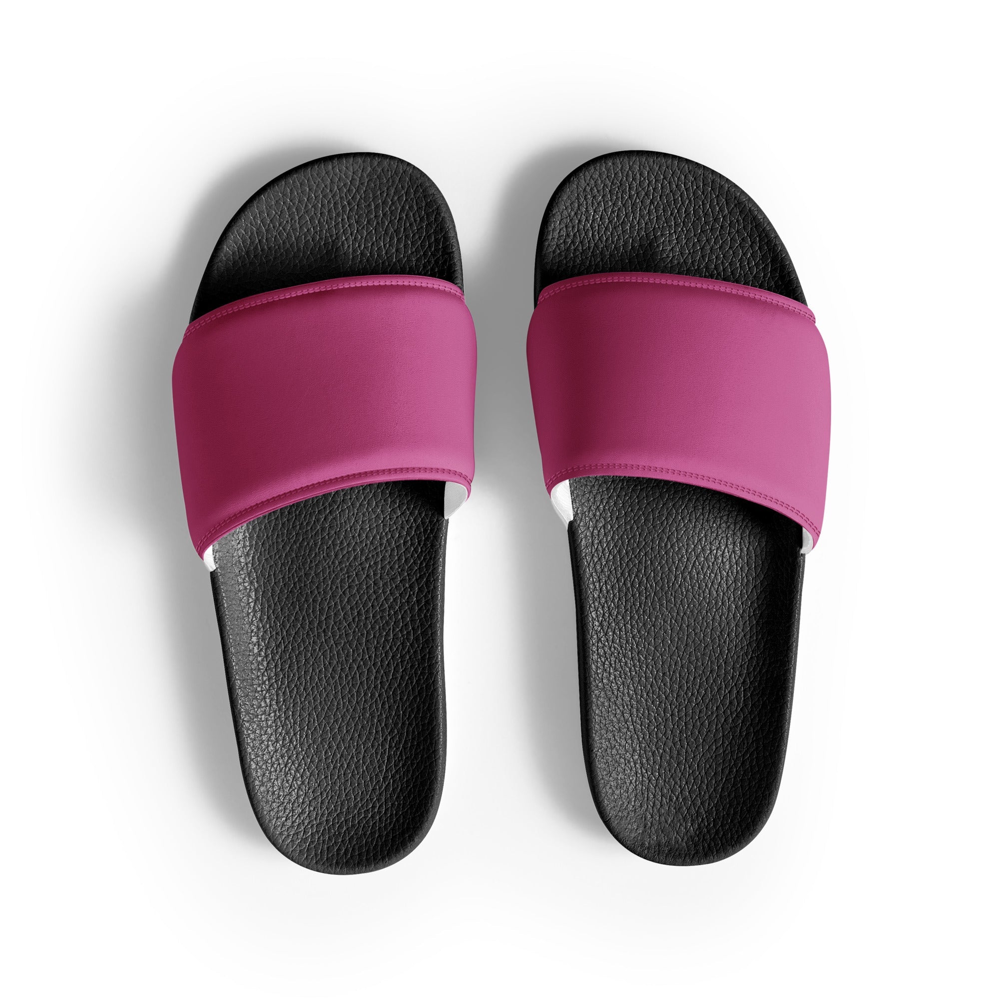 Mulberry Color Men's Slides by Visual Verse - Image 1