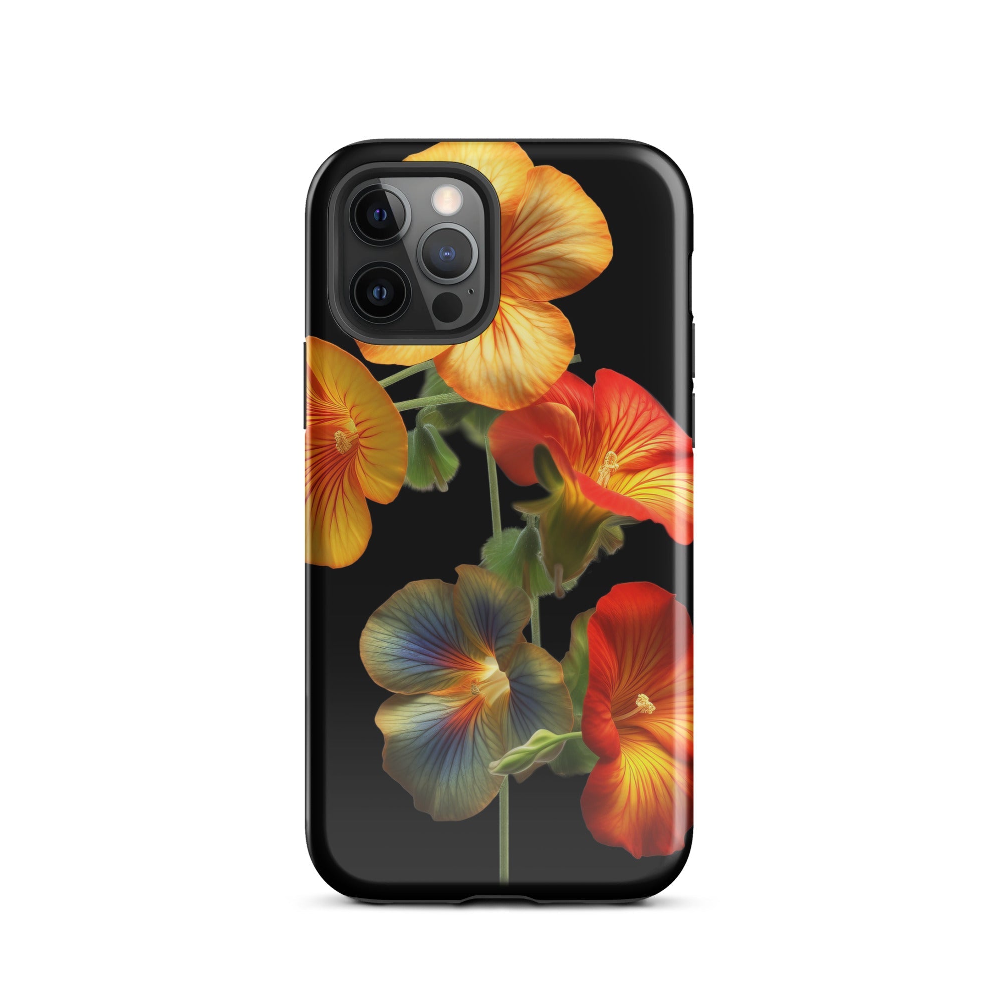 Multiple Nasturtium Flower iPhone Case by Visual Verse - Image 11