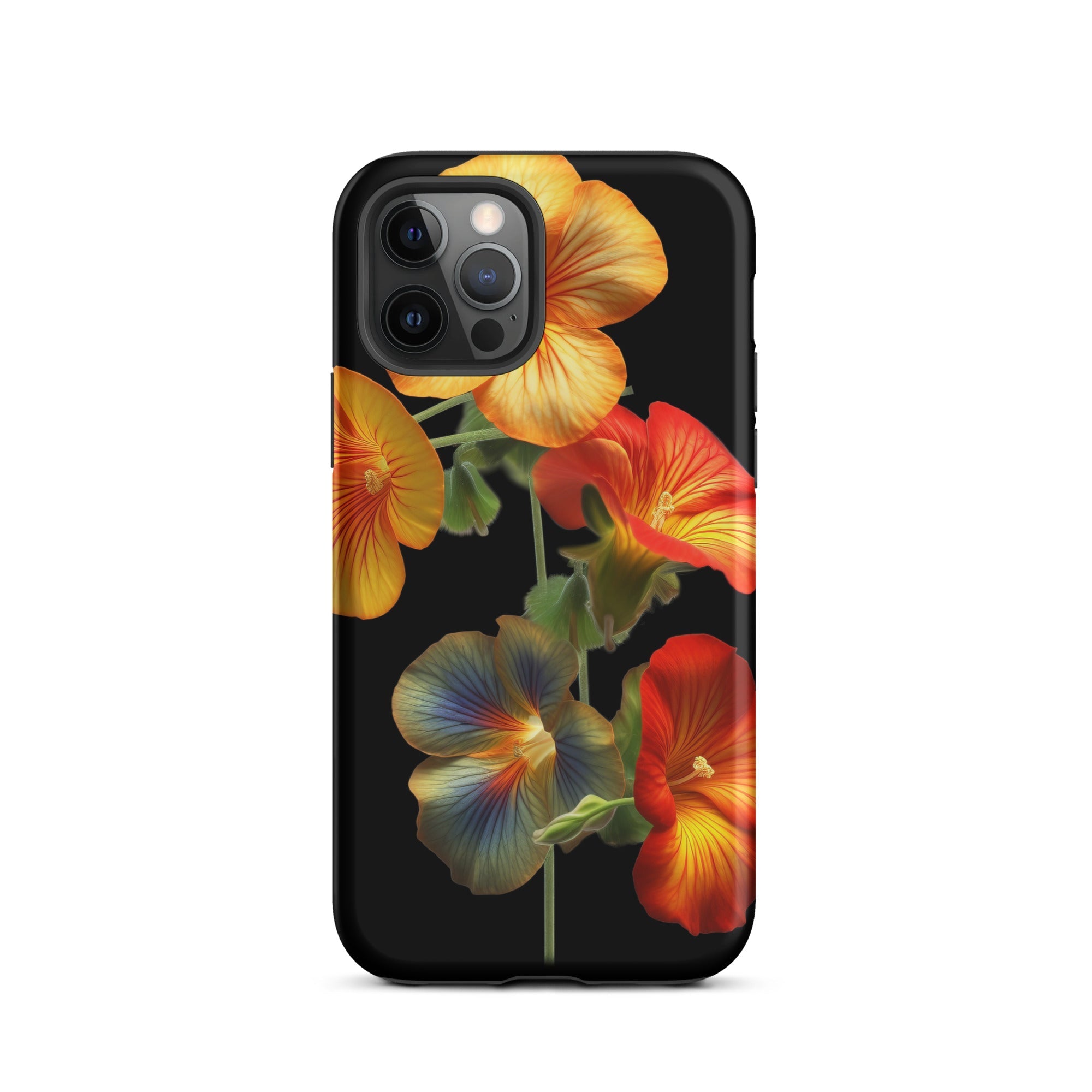 Multiple Nasturtium Flower iPhone Case by Visual Verse - Image 12