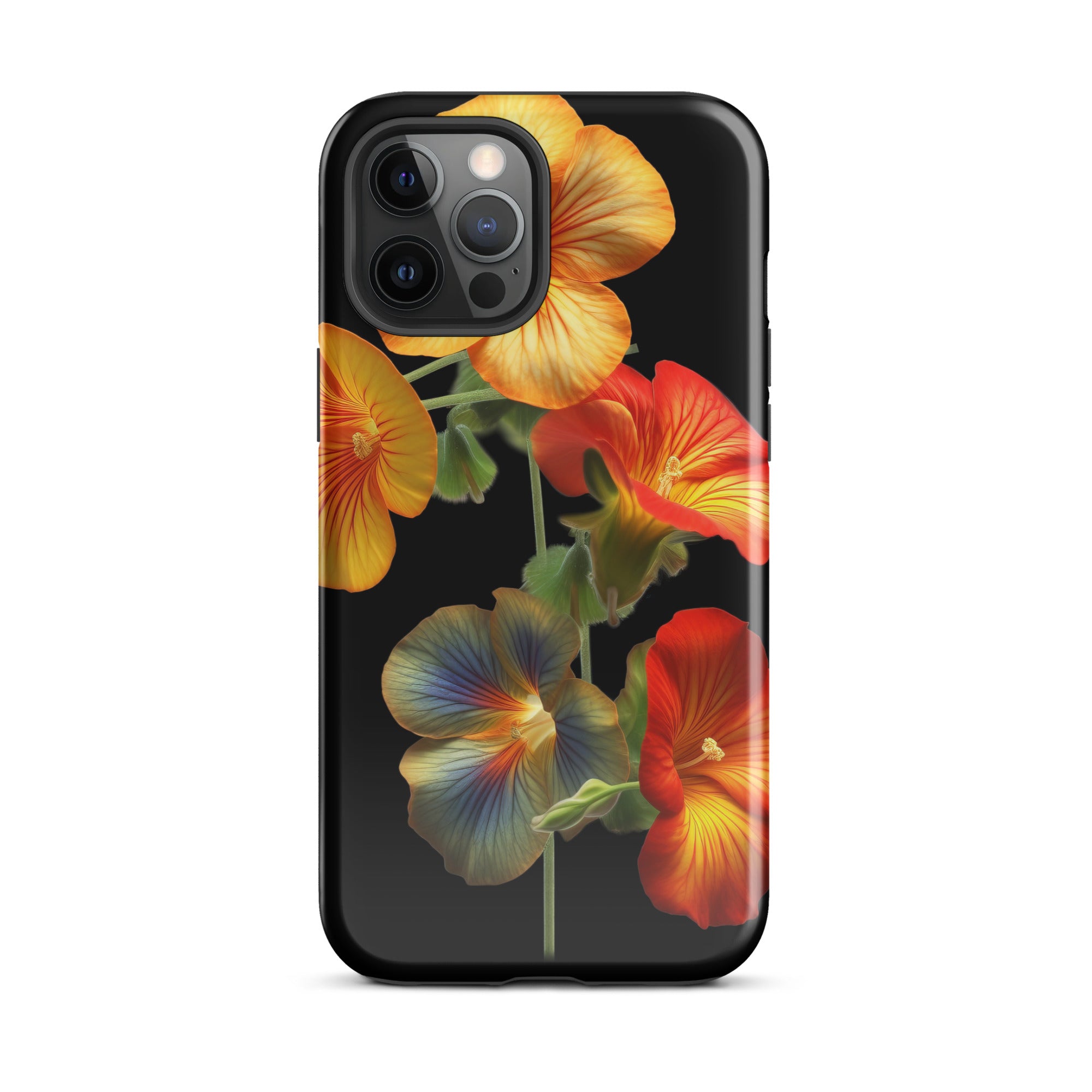 Multiple Nasturtium Flower iPhone Case by Visual Verse - Image 13