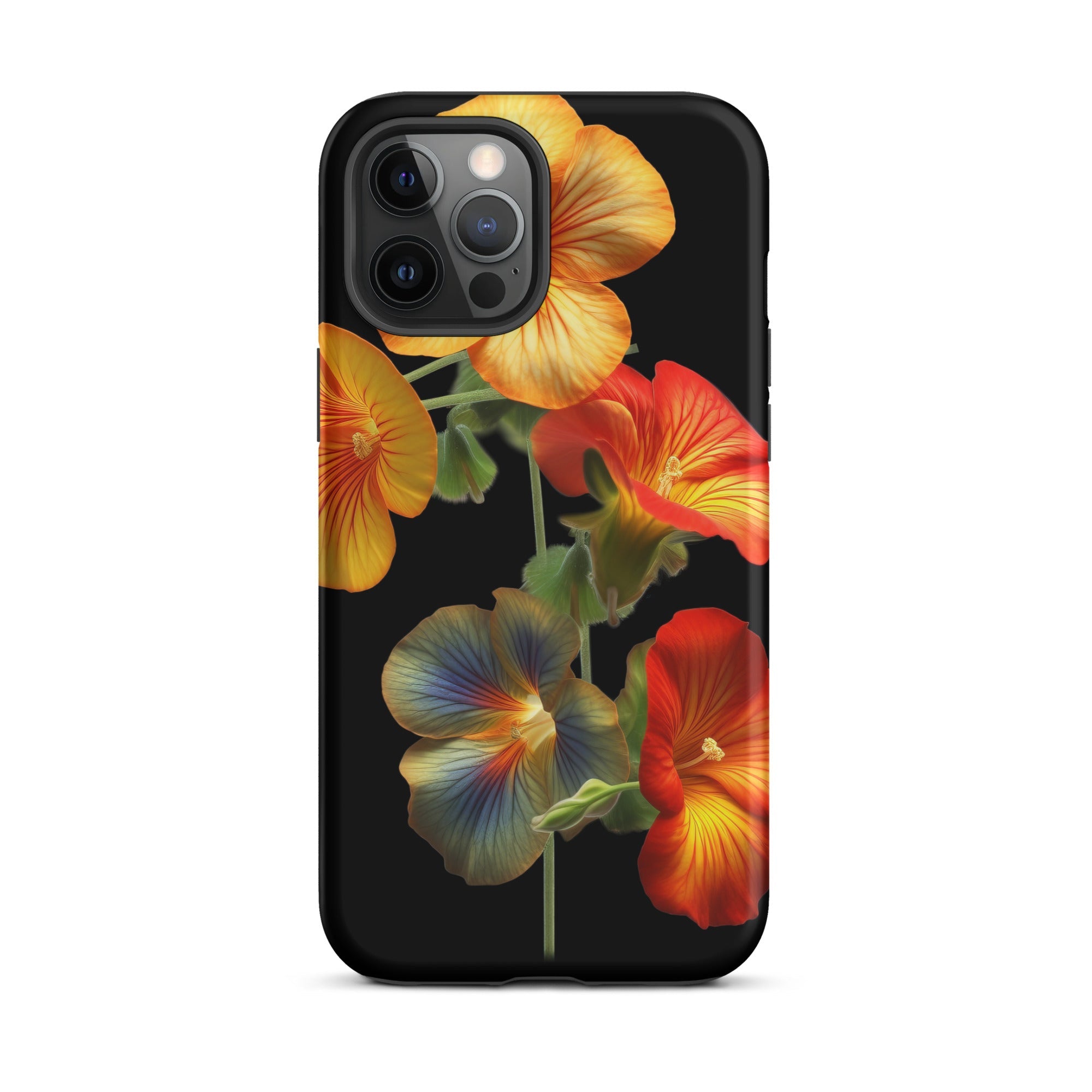 Multiple Nasturtium Flower iPhone Case by Visual Verse - Image 14