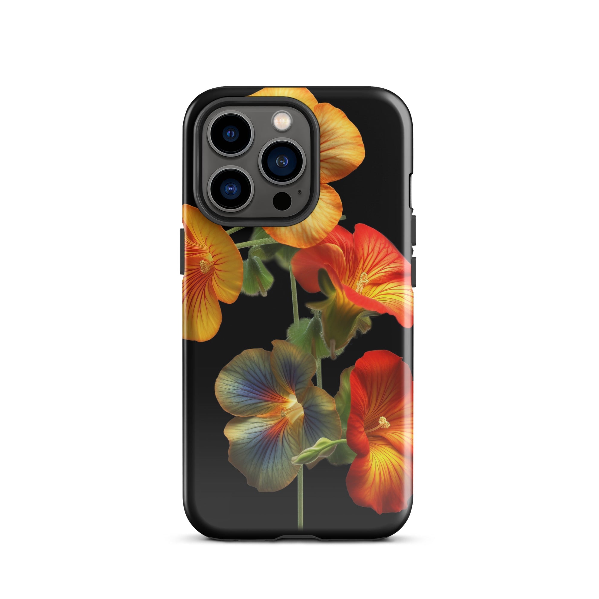 Multiple Nasturtium Flower iPhone Case by Visual Verse - Image 19