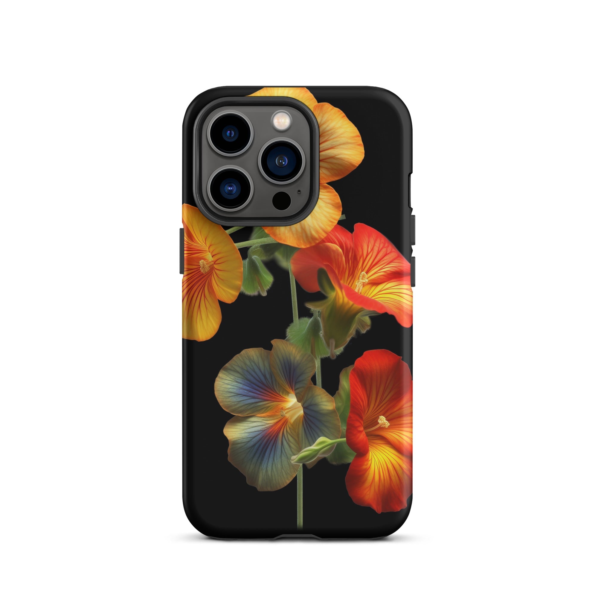 Multiple Nasturtium Flower iPhone Case by Visual Verse - Image 20